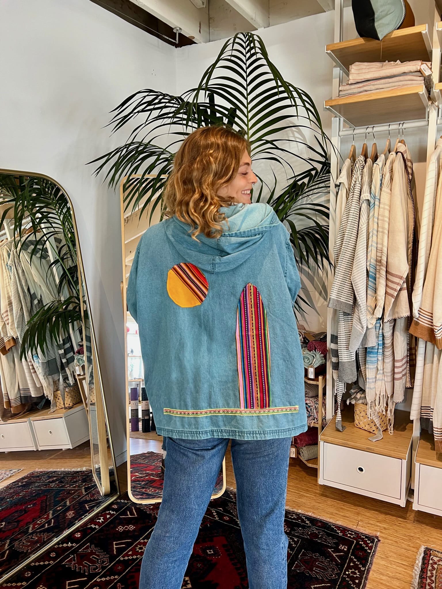 Surf & Sun Hooded Jean Shirt