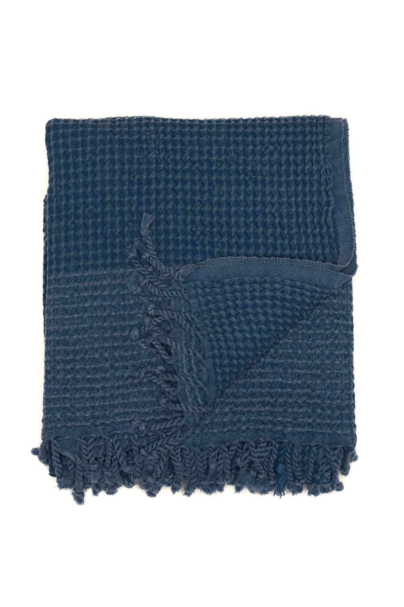 MØDA Waffle Turkish Towel (Blue) - Turkish Towel