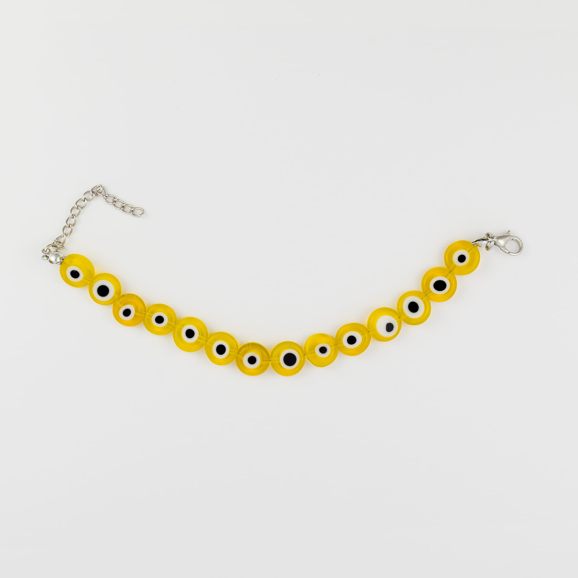 14 Evil Eyes Bracelet - Yellow - Bracelet