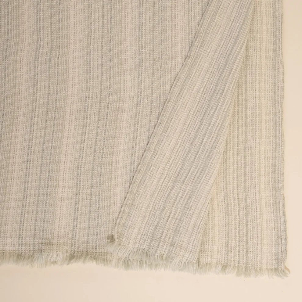 Adel Waffle Hand & Kitchen Towel - Sage - Kitchen Towel