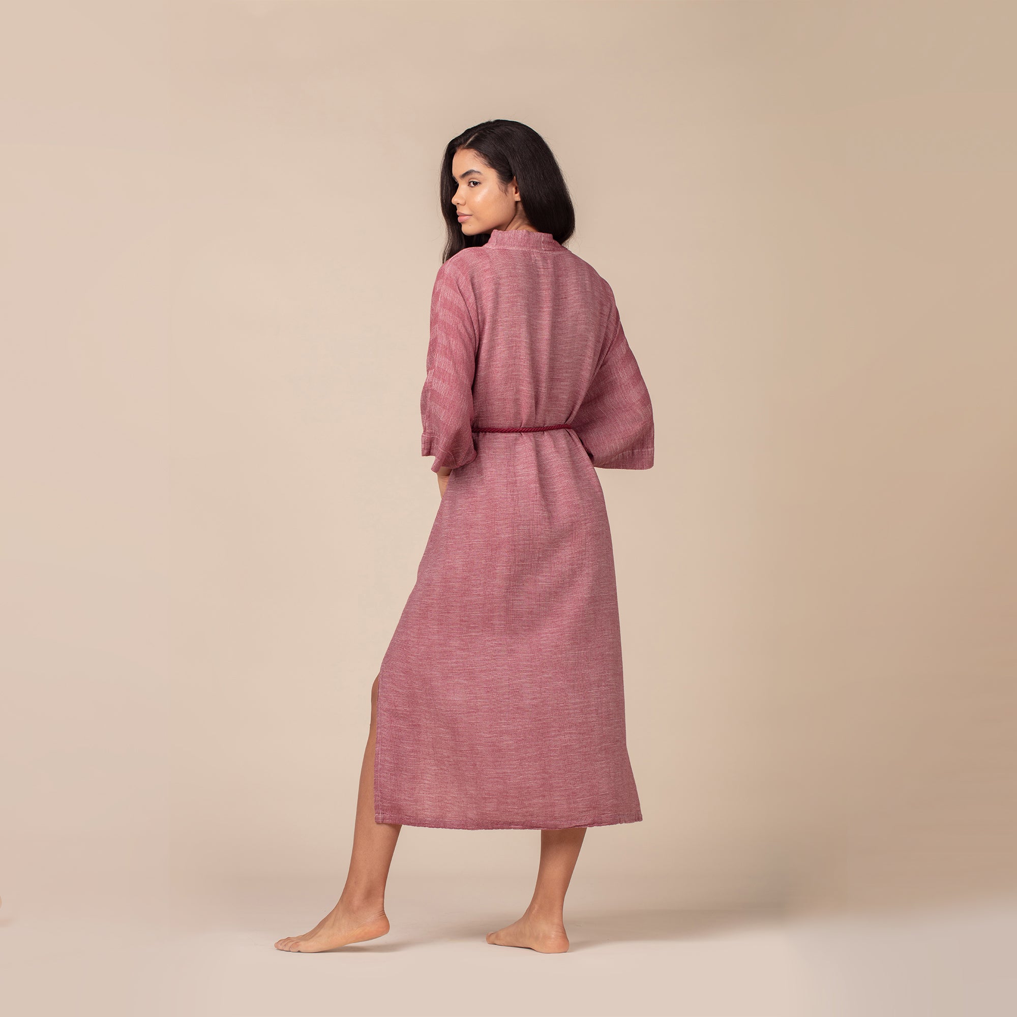 Alvina Kimono - Raspberry - Raspberry - Casual Kimonos