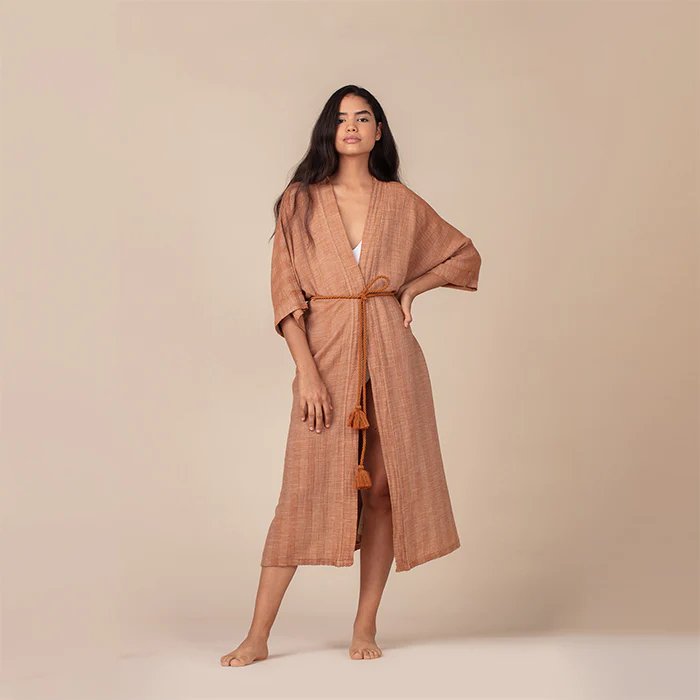 Alvina Kimono - Tobacco - Tobacco - Casual Kimonos