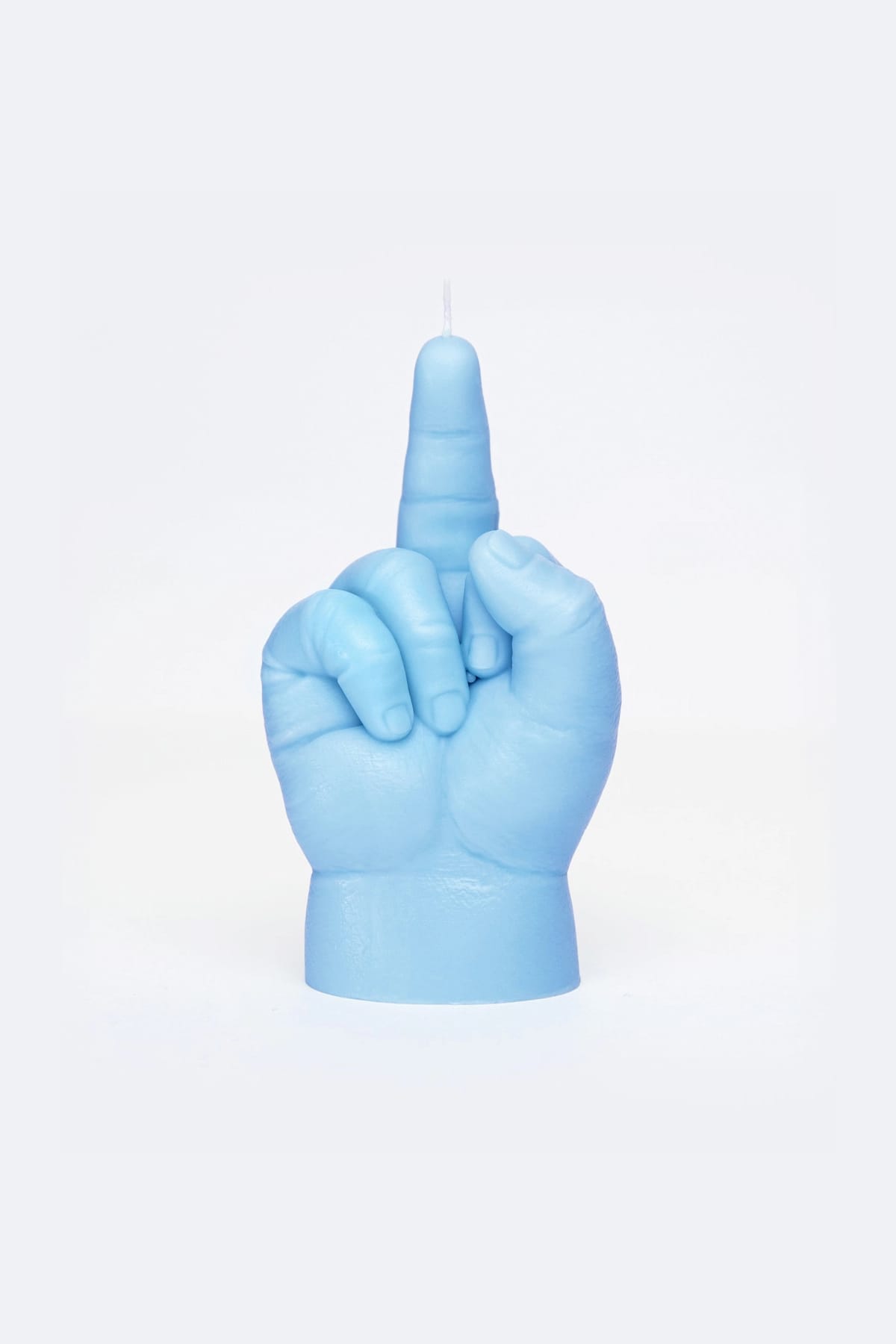 Blue Baby Gesture Middle Finger Candle - Candle