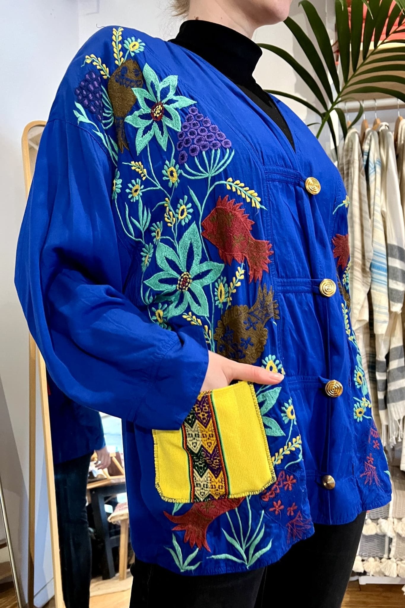 Blue Star Designer Cardigan - Coats & Jackets