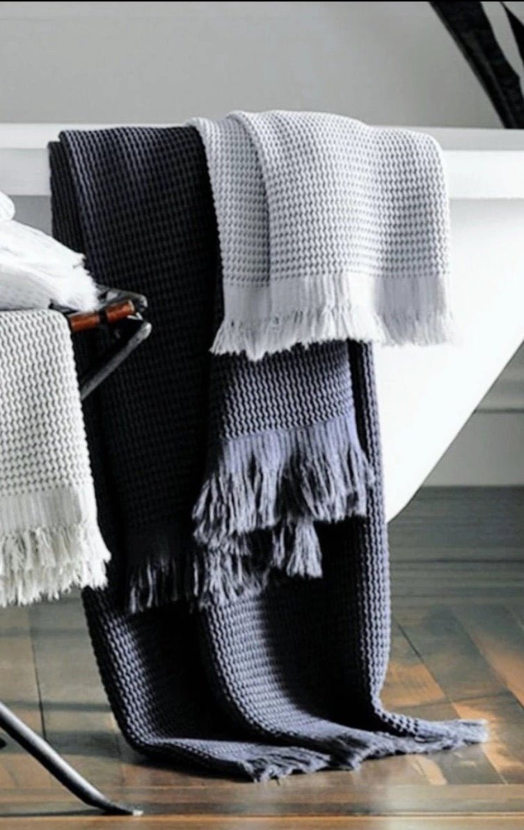 Bohem Turkish Towel - Anthracite - Turkish Towel