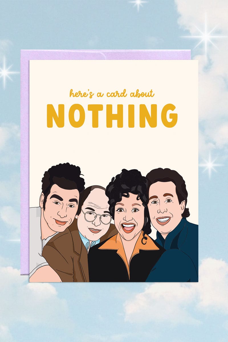 "Card About Nothing" Everyday Card - Greeting & Note Cards