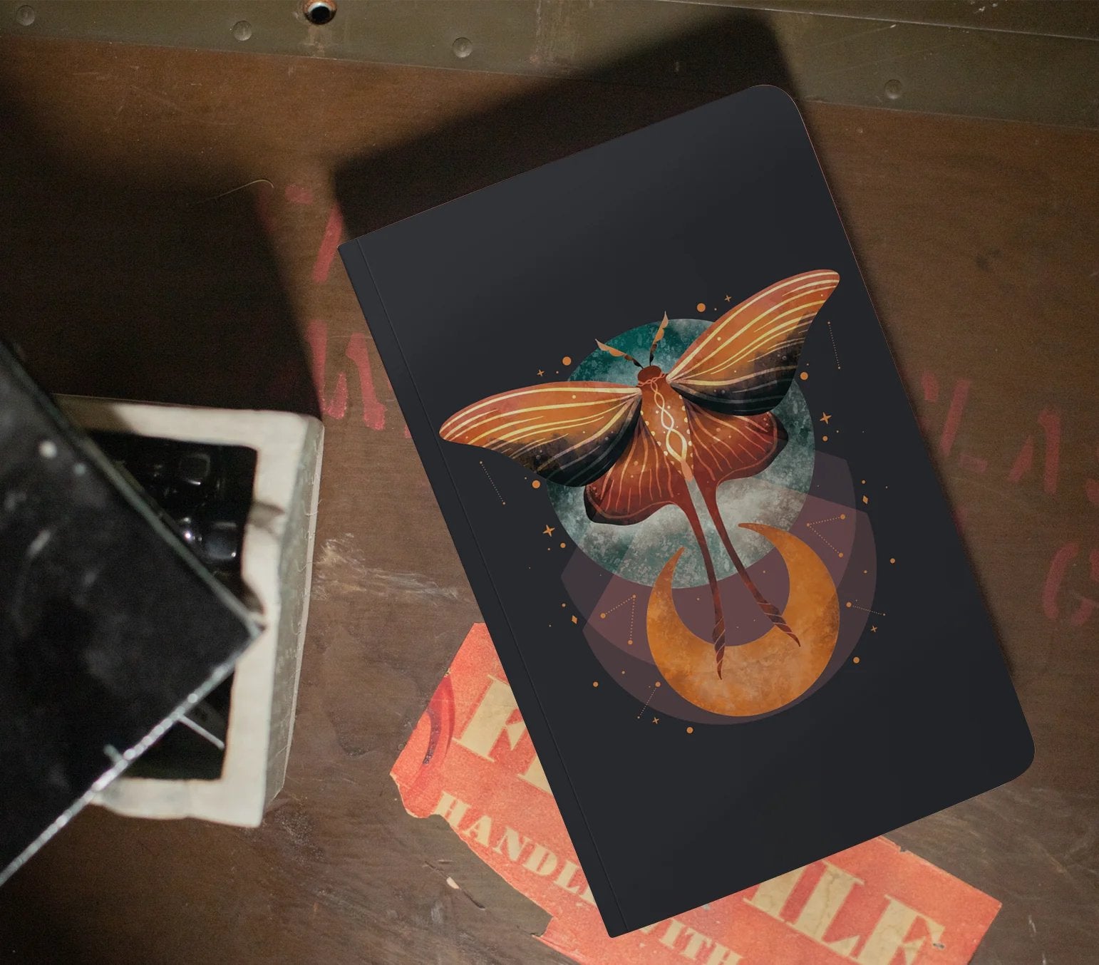 Cosmic Moth Classic Layflat Notebook - Notebooks & Notepads