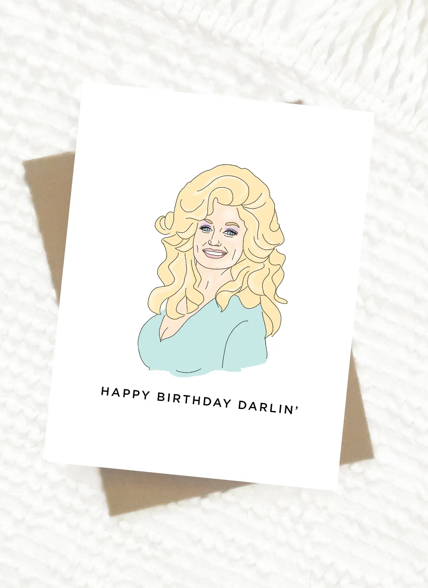 Dolly Parton Birthday Card - Greeting & Note Cards