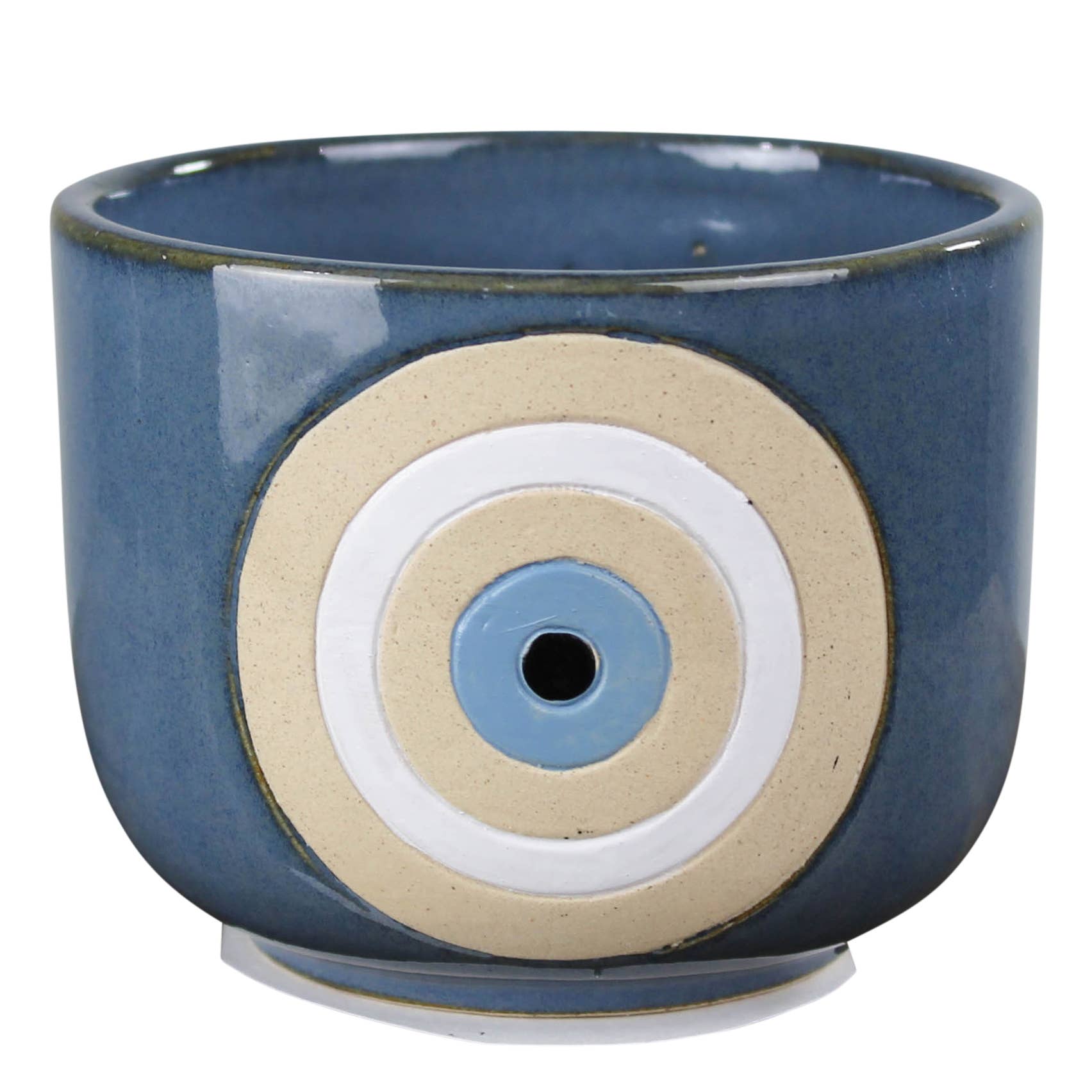 Evil Eye Ceramic Cachepot - Cachepot