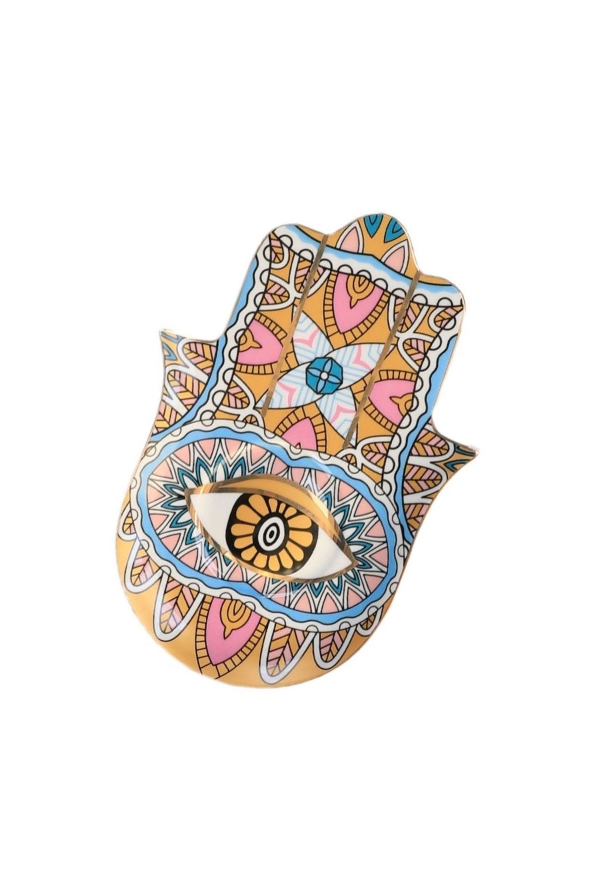 Gold Hamsa Trinket Dish - Jewelry Holder