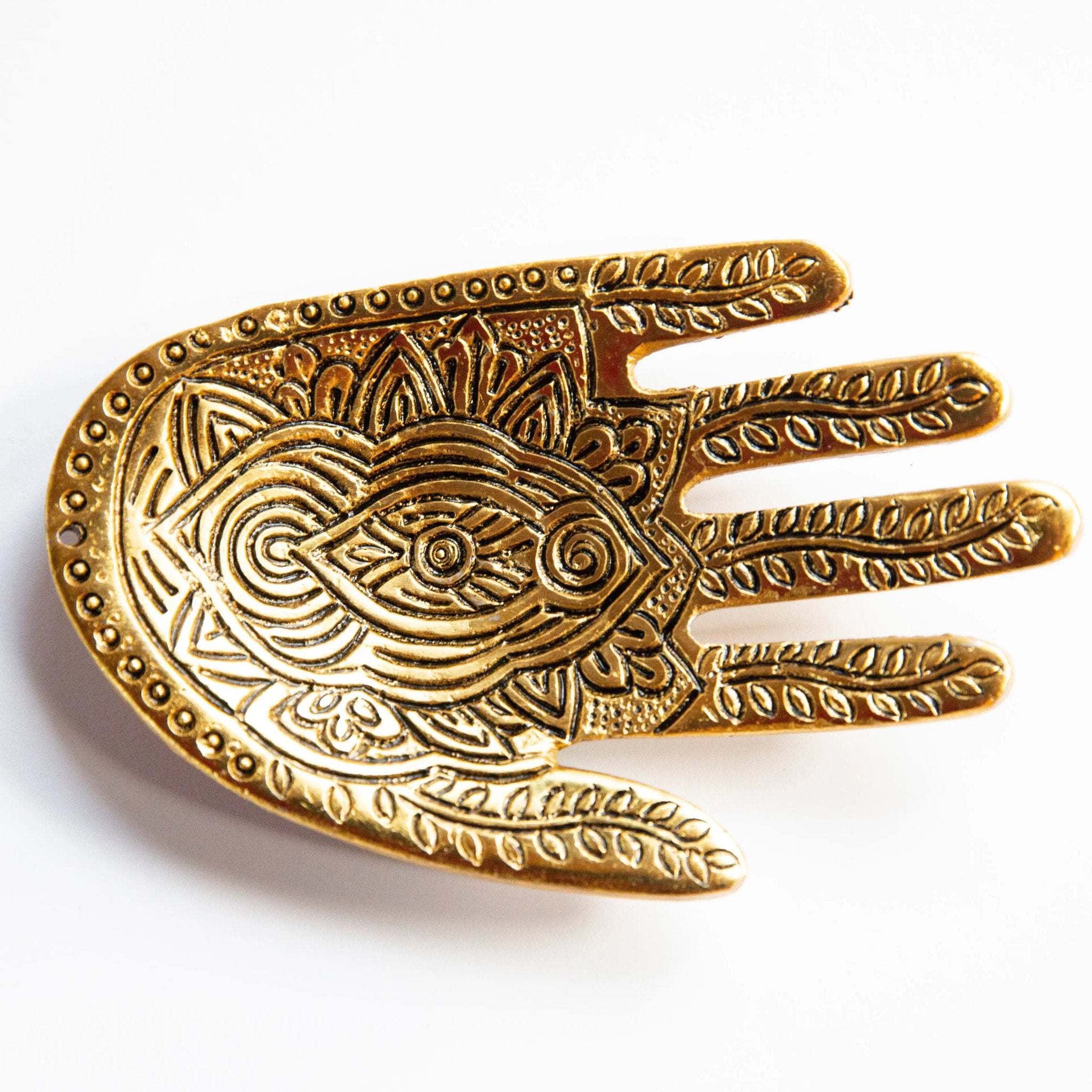 Golden Hand Incense Holder - Incense Holders