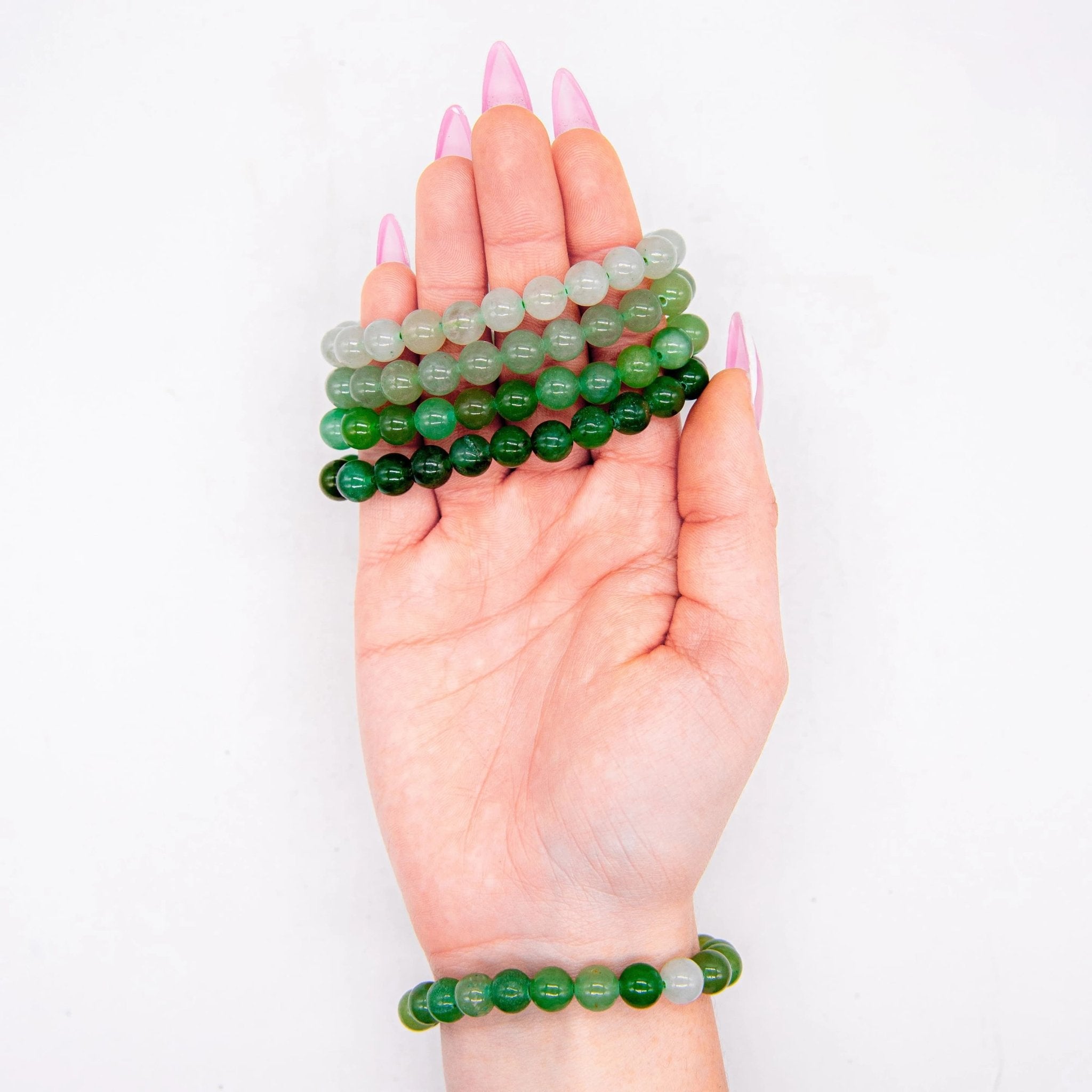 Green Aventurine Tumbled Crystal Bracelet - Bracelet