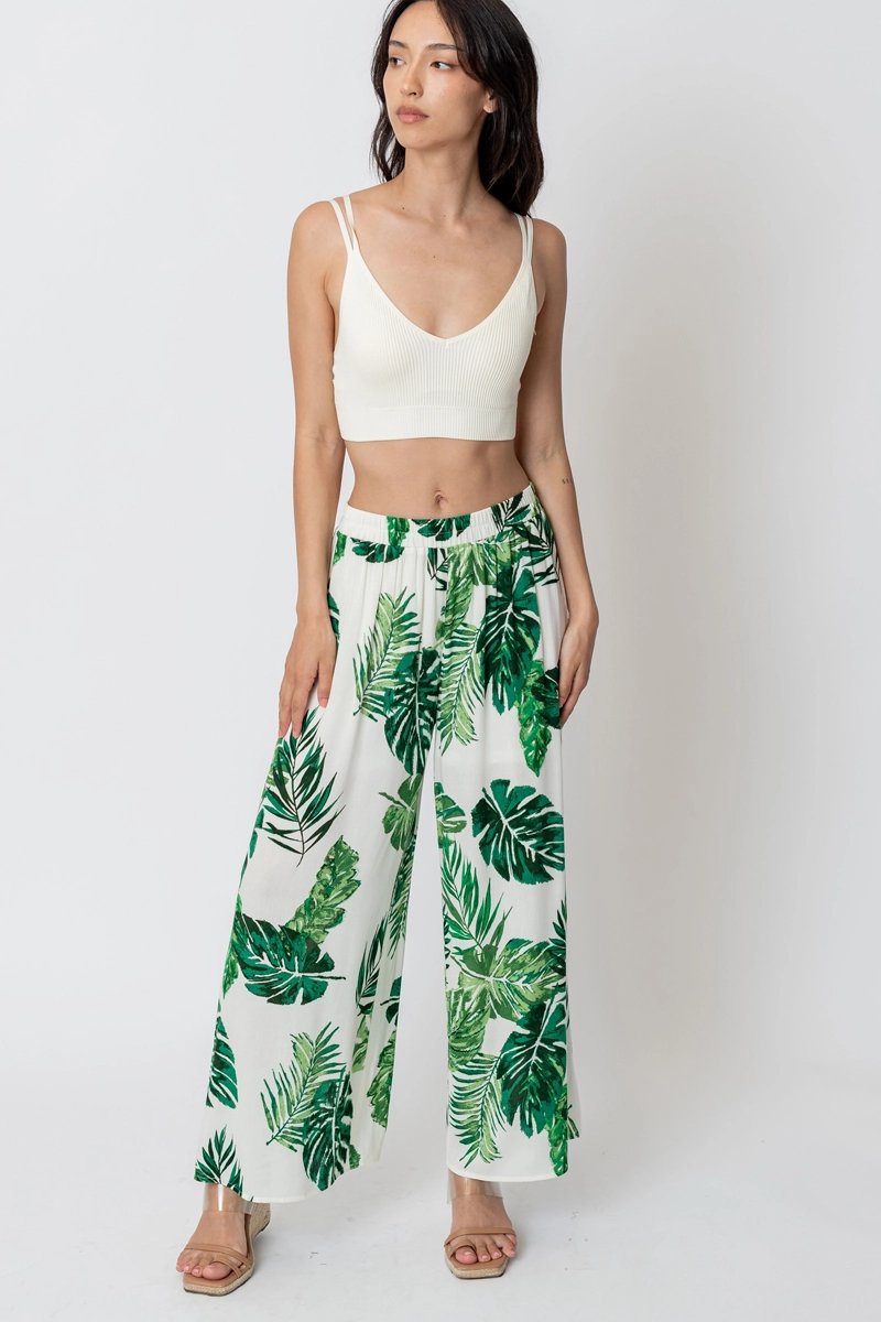 High Waisted Flowy Pants - Small - Pants