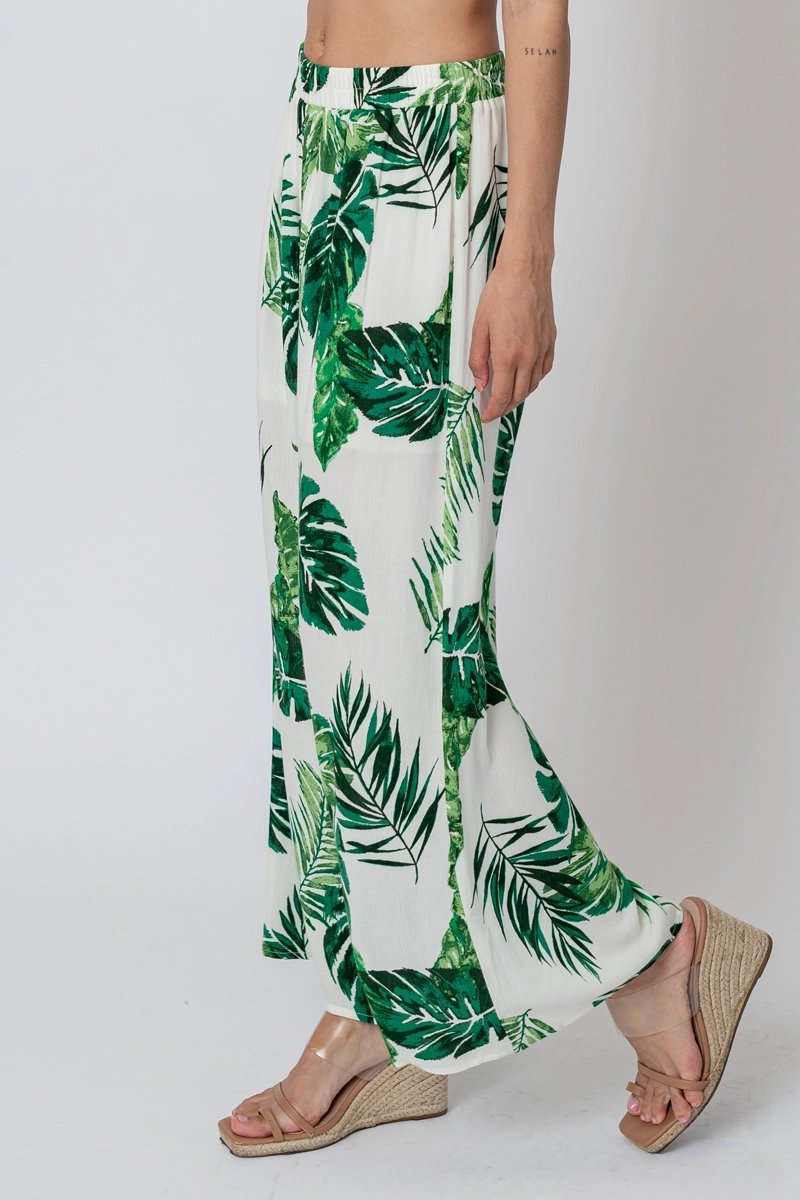 High Waisted Flowy Pants - Small - Pants