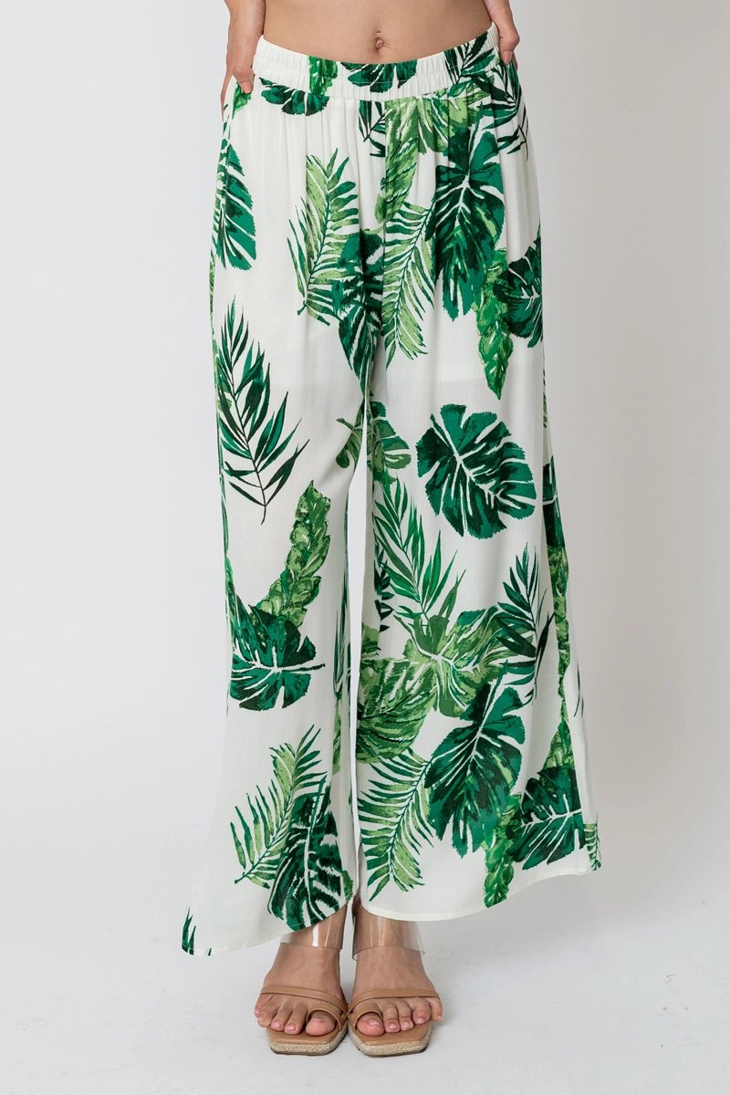 High Waisted Flowy Pants - Small - Pants