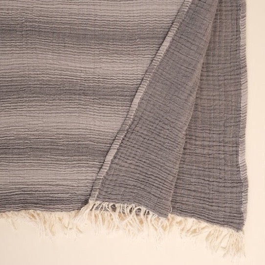 Kanyon Turkish Towel - Anthracite - Turkish Towel