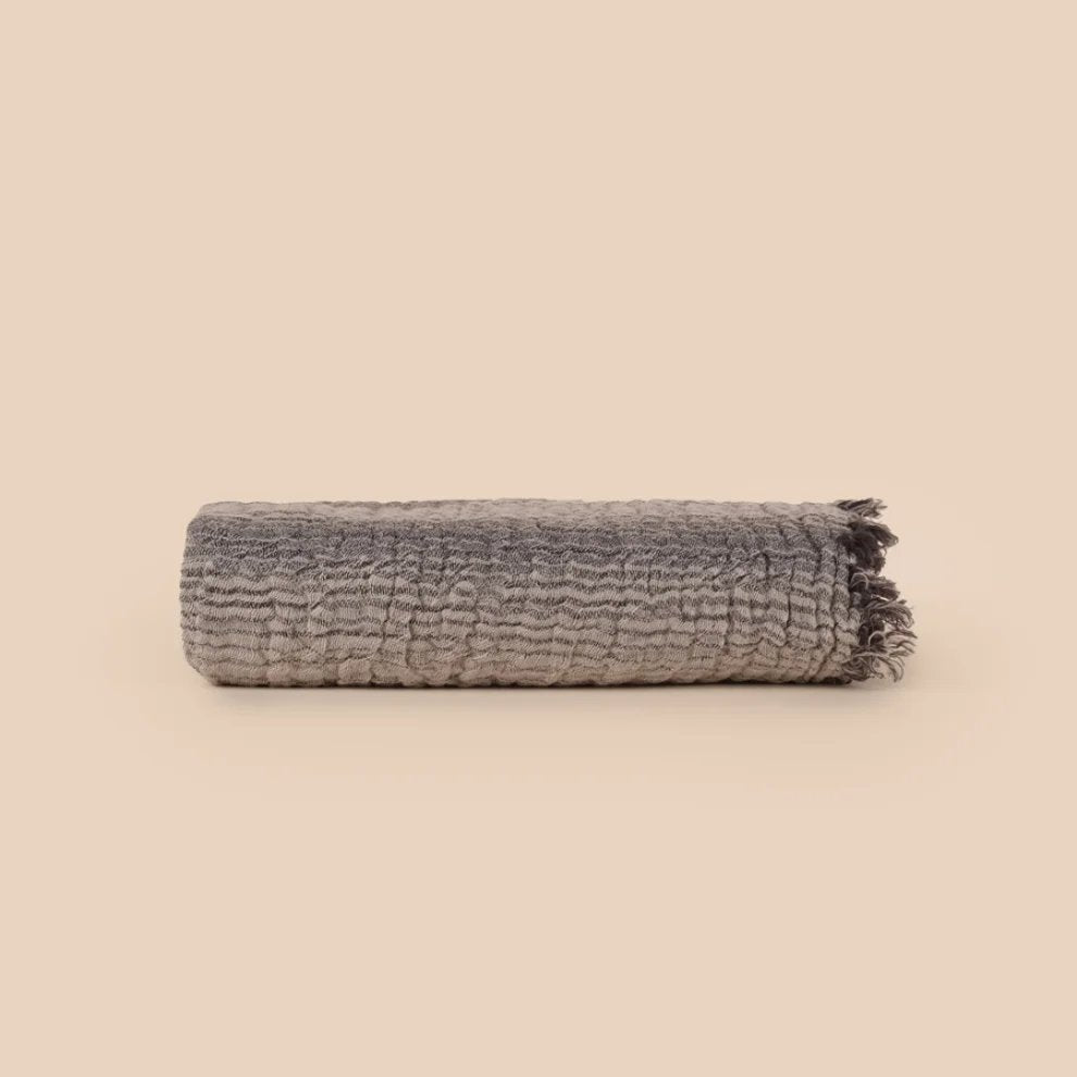 Kanyon Turkish Towel - Anthracite - Turkish Towel