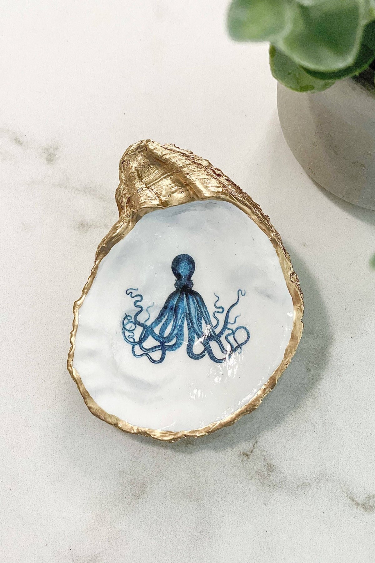Little Octopus Oyster Trinket Dish - Trinket Dish
