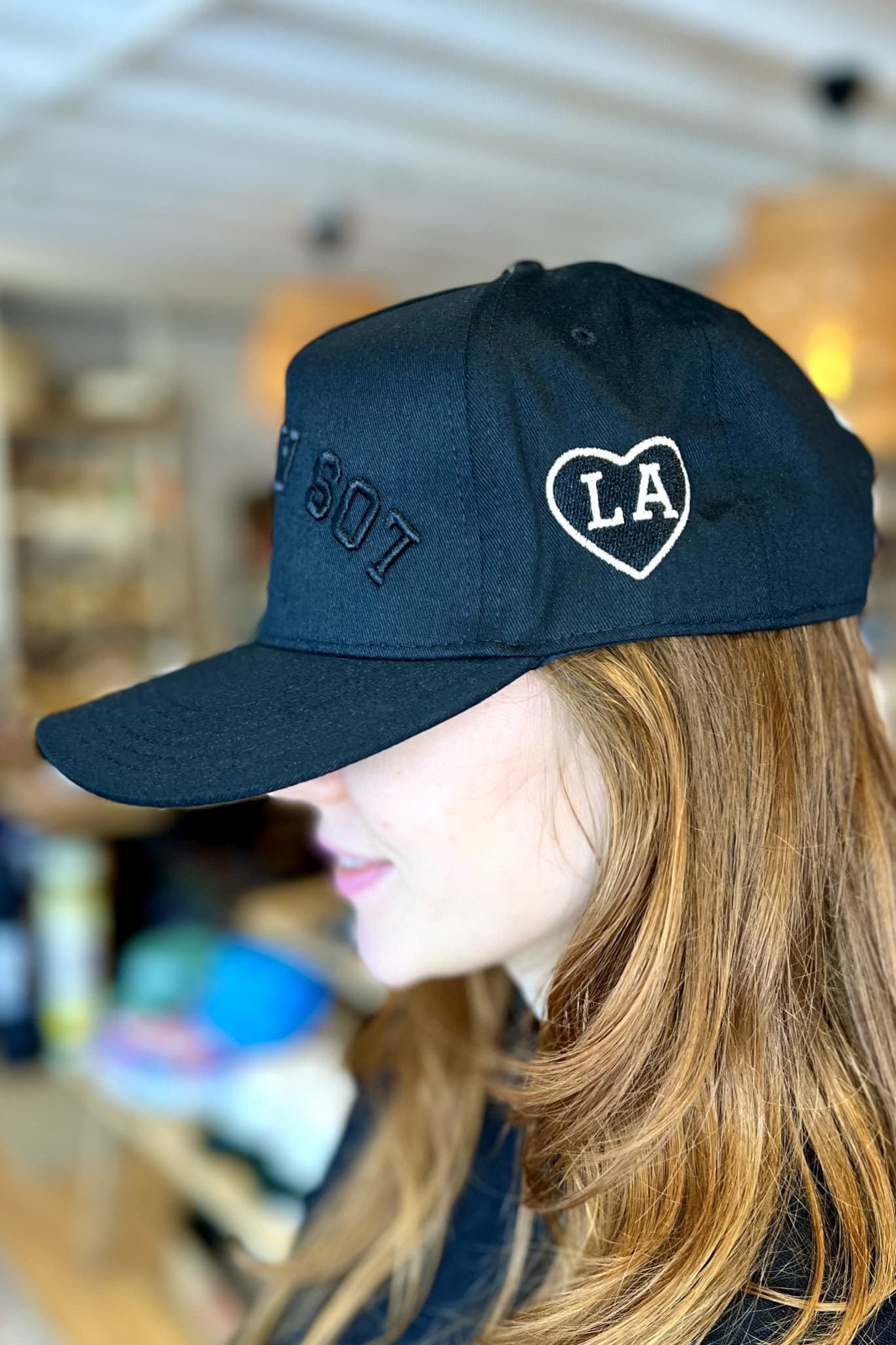 Los Angeles Rebel Baseball Cap (Black) - Hat
