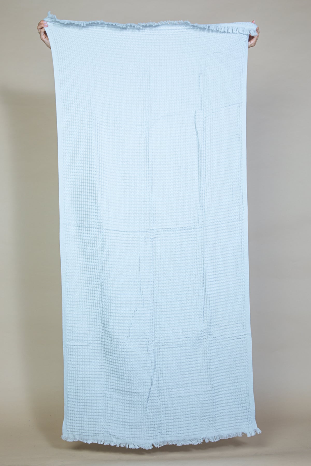 Midas Waffle Towel - Pearl Grey - Waffle Towel
