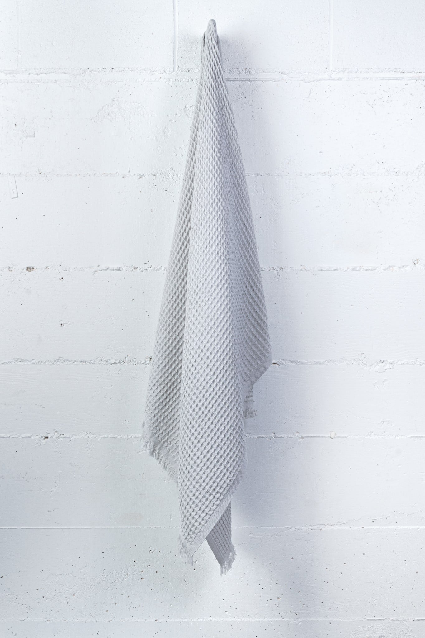 Midas Waffle Towel - Pearl Grey - Waffle Towel