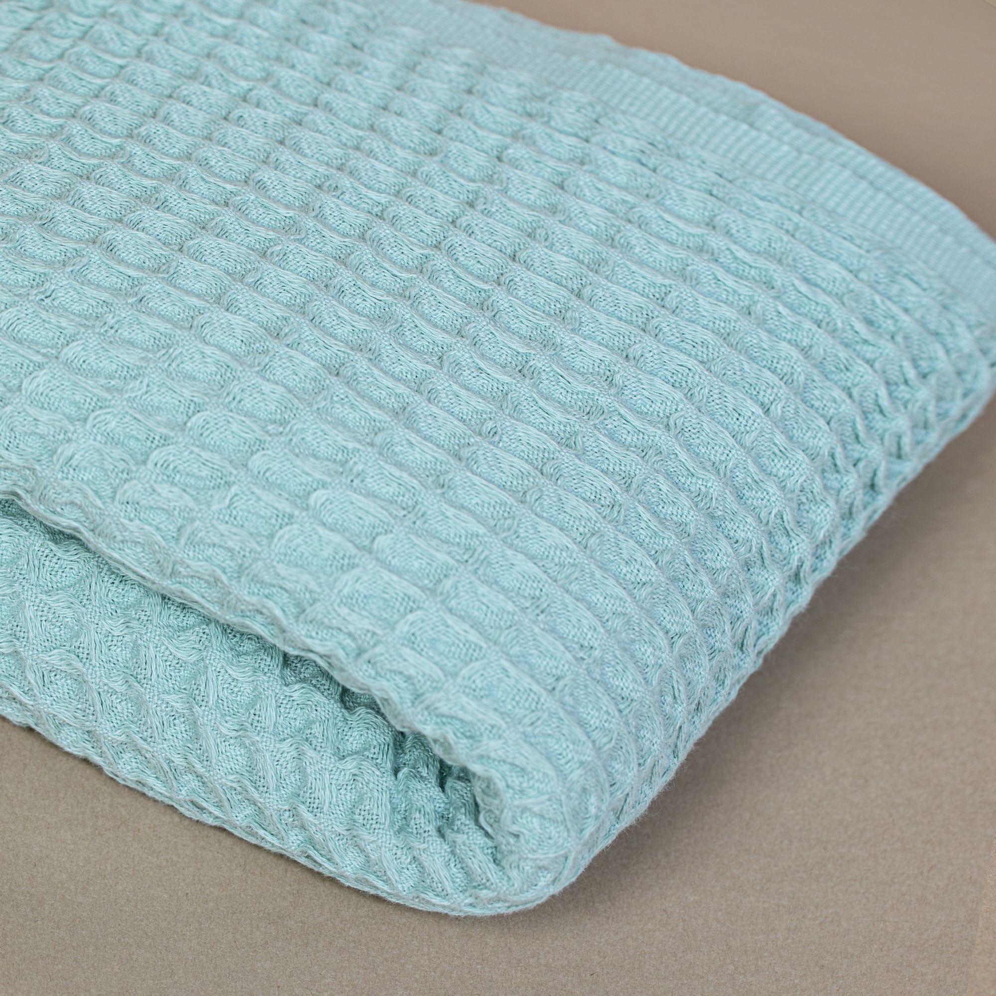 Midas Waffle Towel - Pearl Grey - Waffle Towel