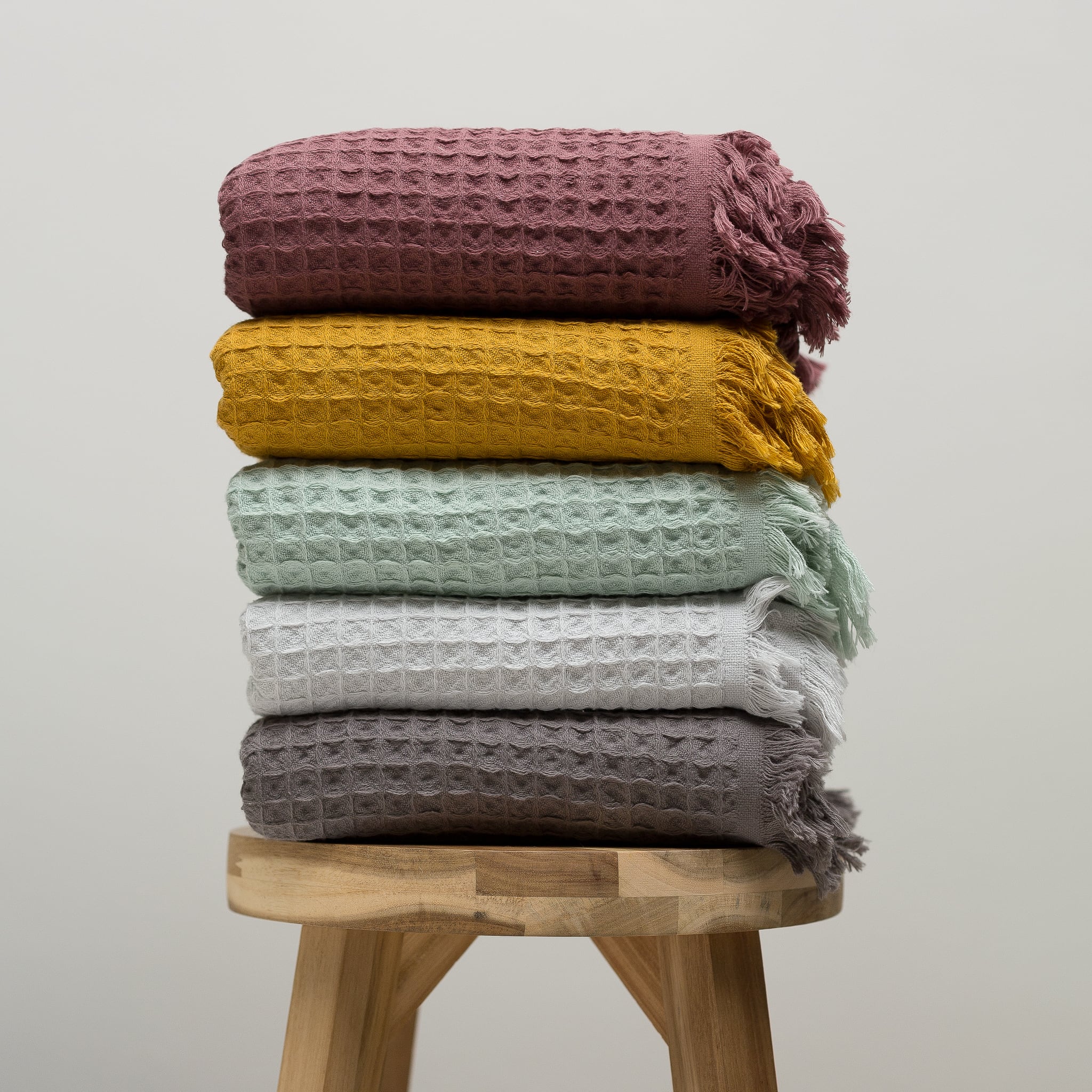 Midas Waffle Towel - Mint - Waffle Towel