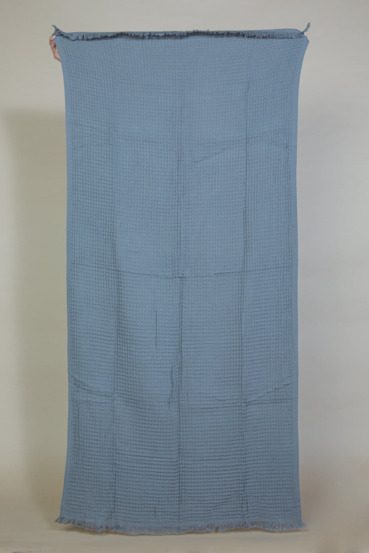 Midas Waffle Towel - Pearl Grey - Waffle Towel