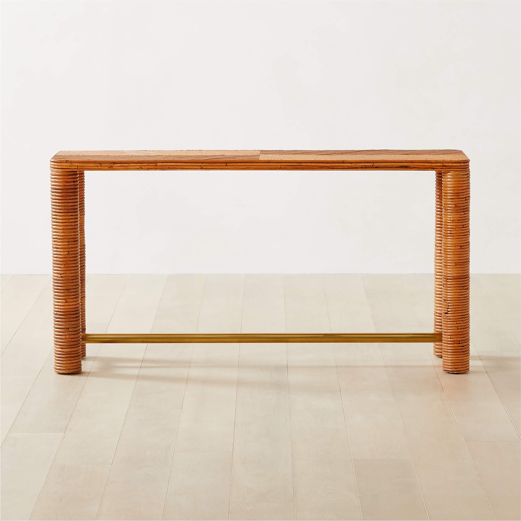 Modern Rattan Console Table - Console Table
