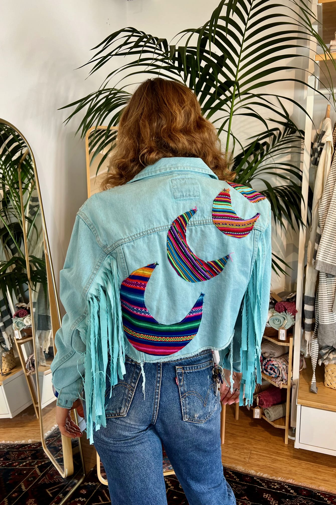 Moons Jean Fringed Cropped Jacket - Coats & Jackets