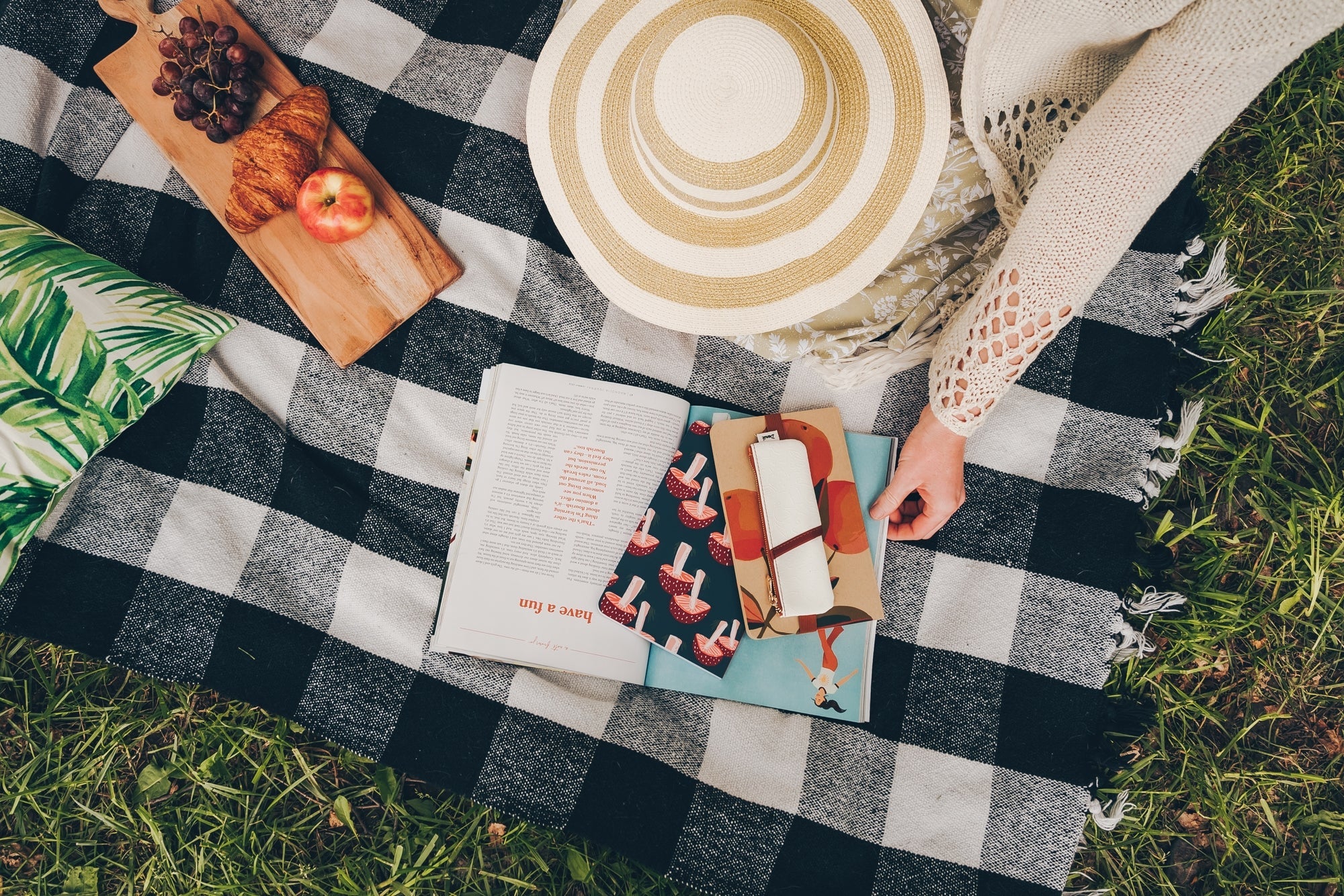 Navy Mushroom Notebook - Notebooks & Notepads