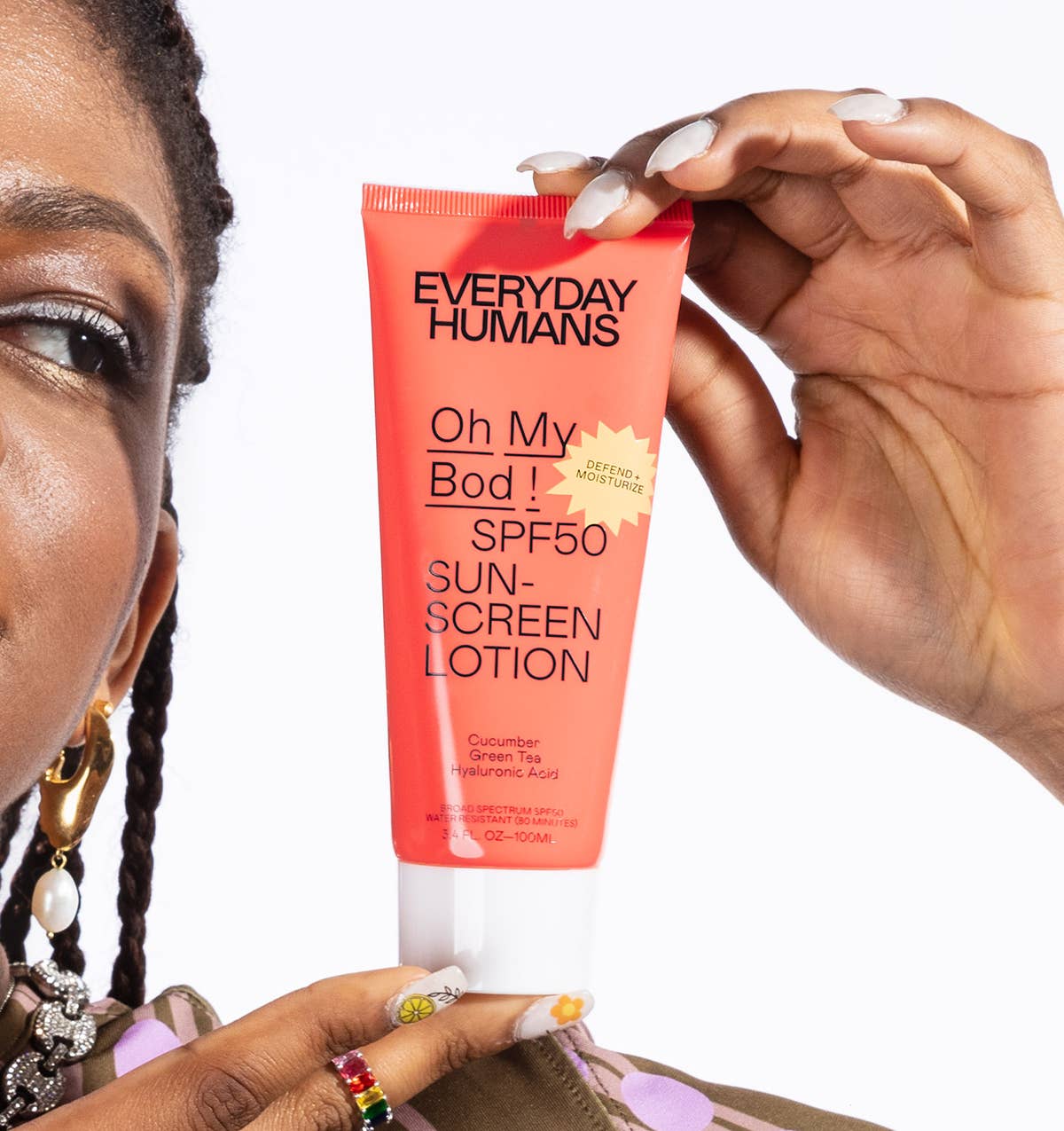 "Oh My Bod" Face & Body Sunscreen Lotion (SPF50) - Sunscreen