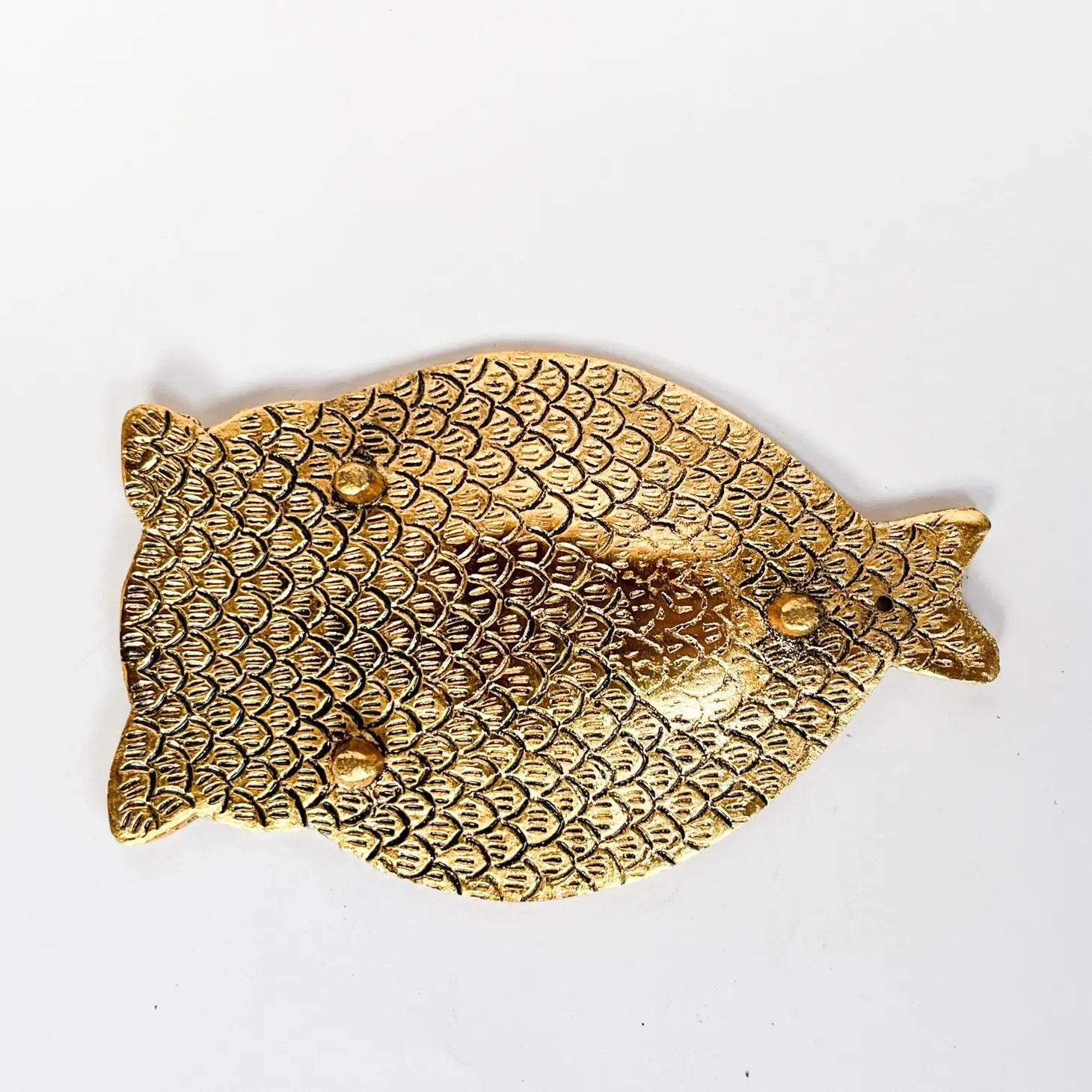 Owl Incense Holder (Gold with Red Eyes) - Incense Holders