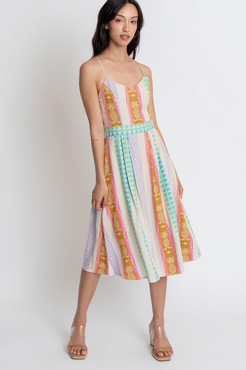 Pineapple Midi Dress - Small - Dresses