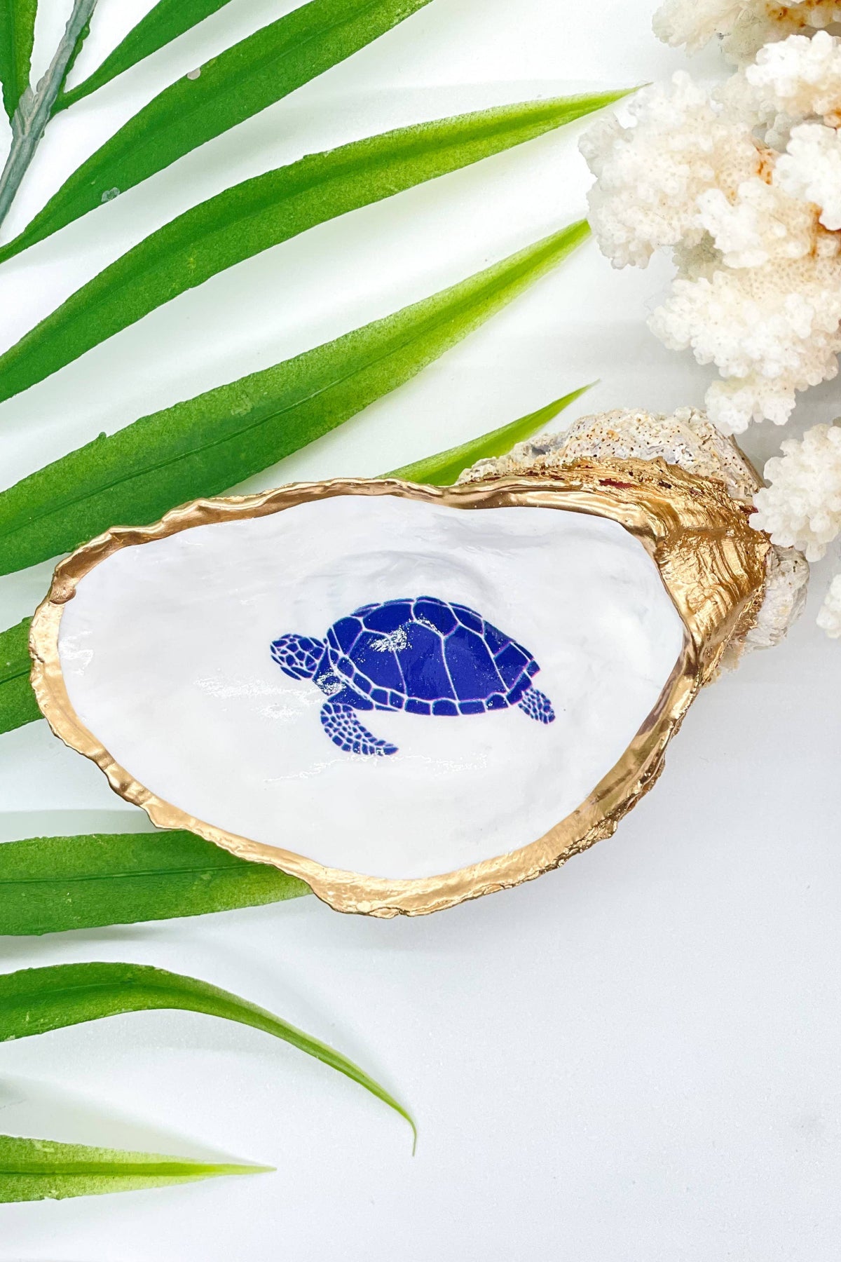 Sea Turtle Oyster Trinket Dish - Trinket Dish