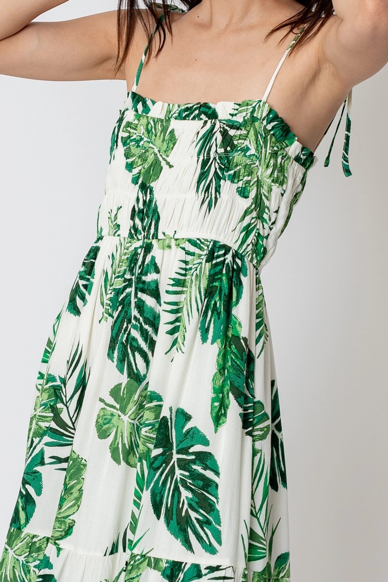 Sleeveless Smocked Midi Dress - Small - Dresses