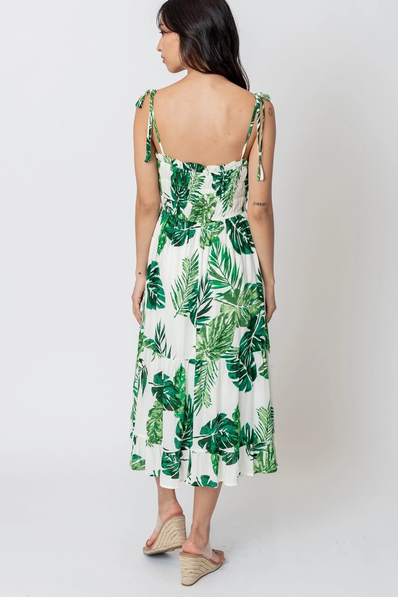 Sleeveless Smocked Midi Dress - Small - Dresses