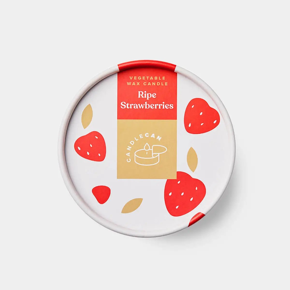 Strawberry Tin Candle - Candle