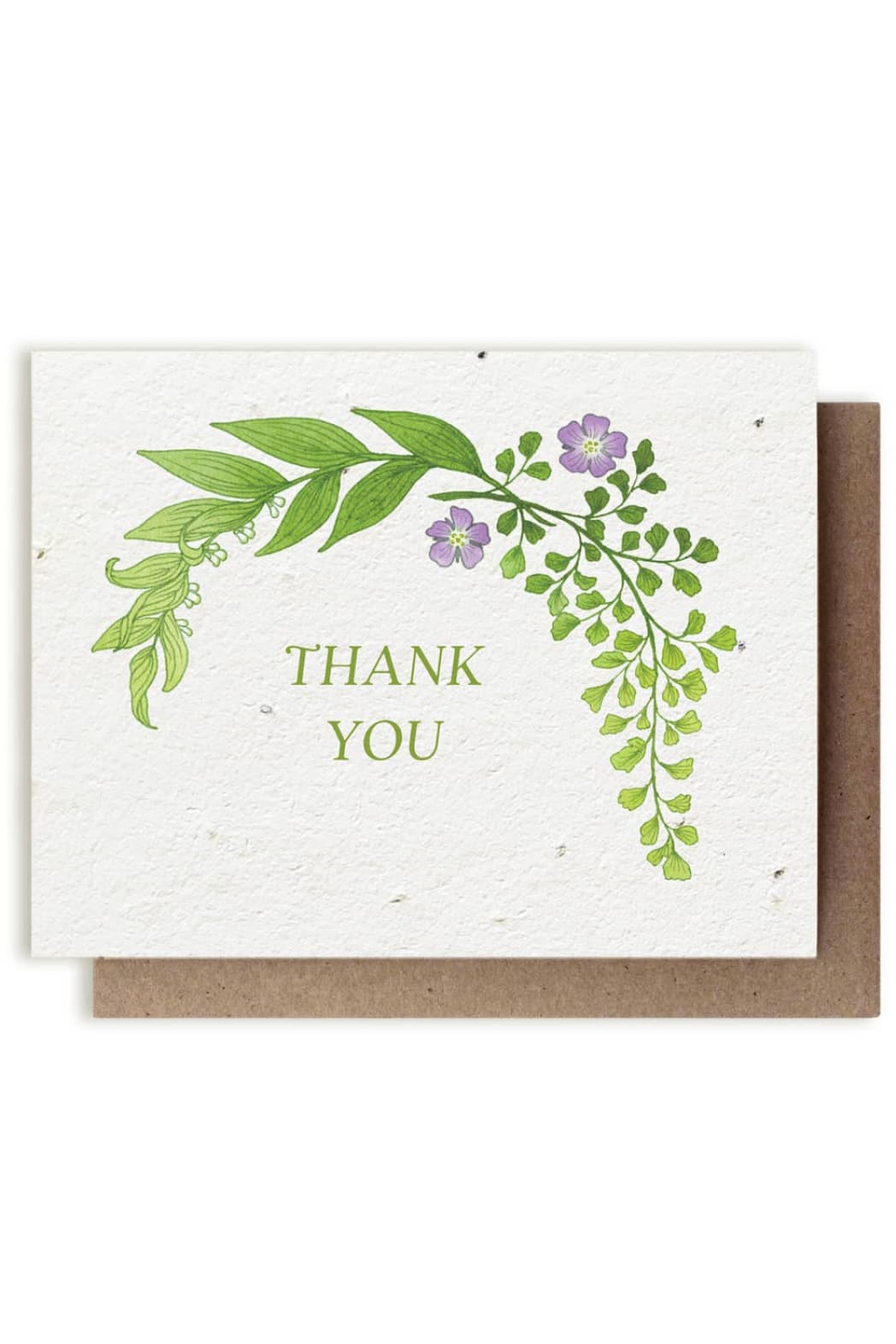 "Thank You" Plantable Herb Seed Card - Greeting & Note Cards