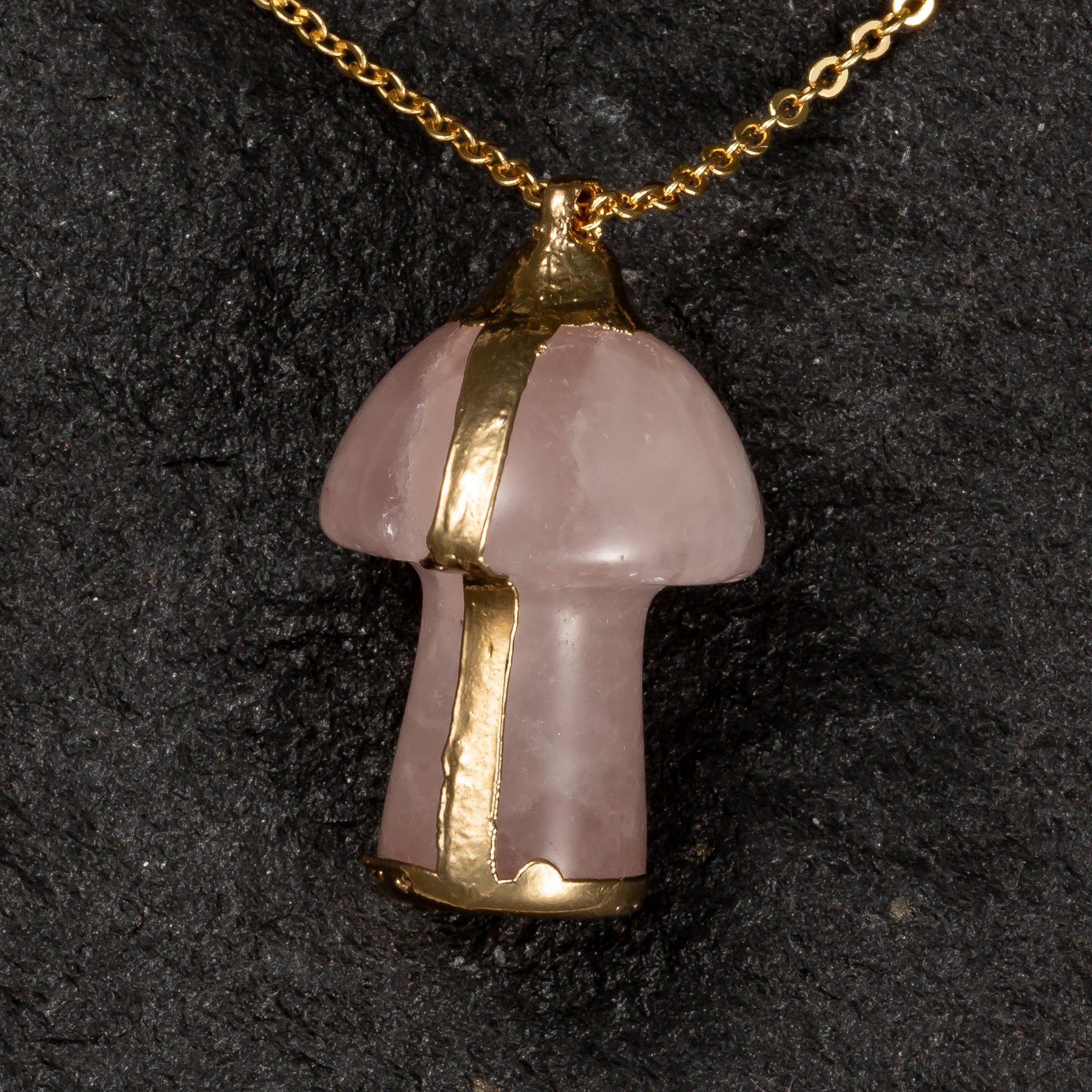 The Magical Mushroom Necklace (24k Gold Plated) - Necklaces