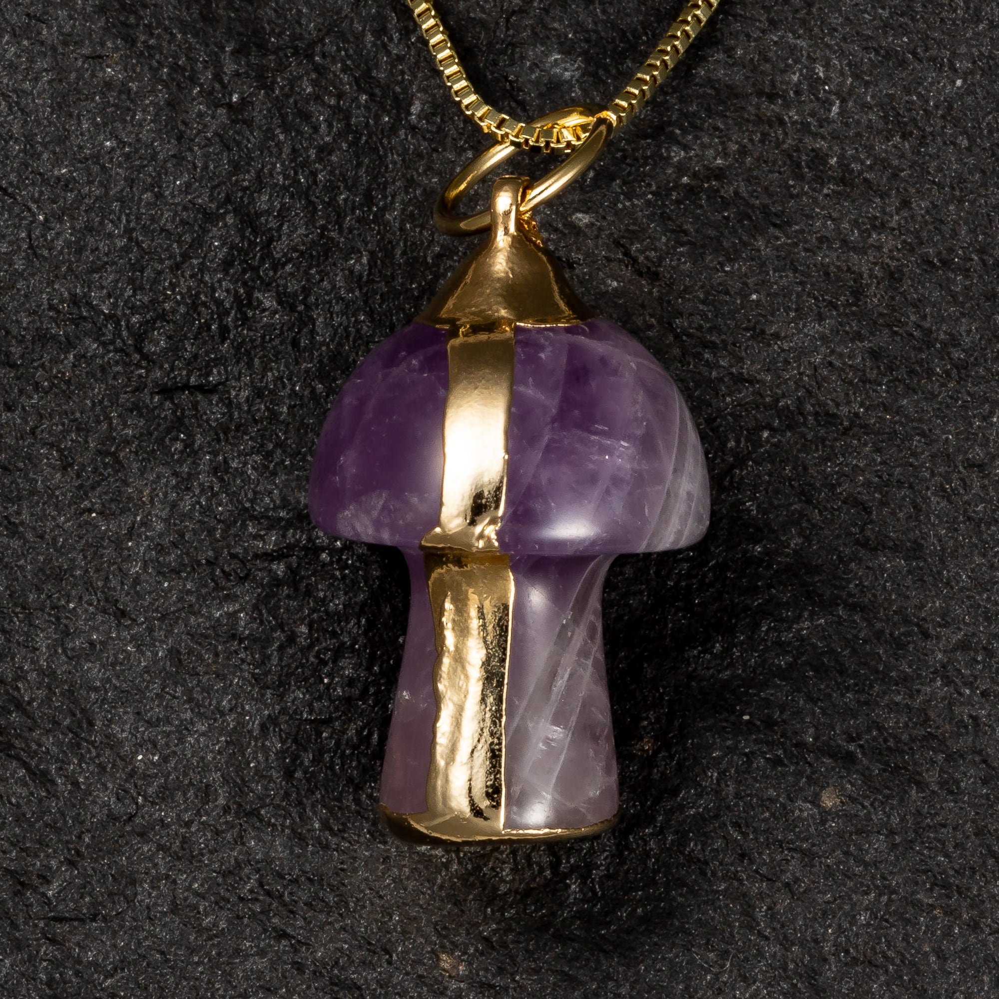 The Magical Mushroom Necklace (24k Gold Plated) - Necklaces