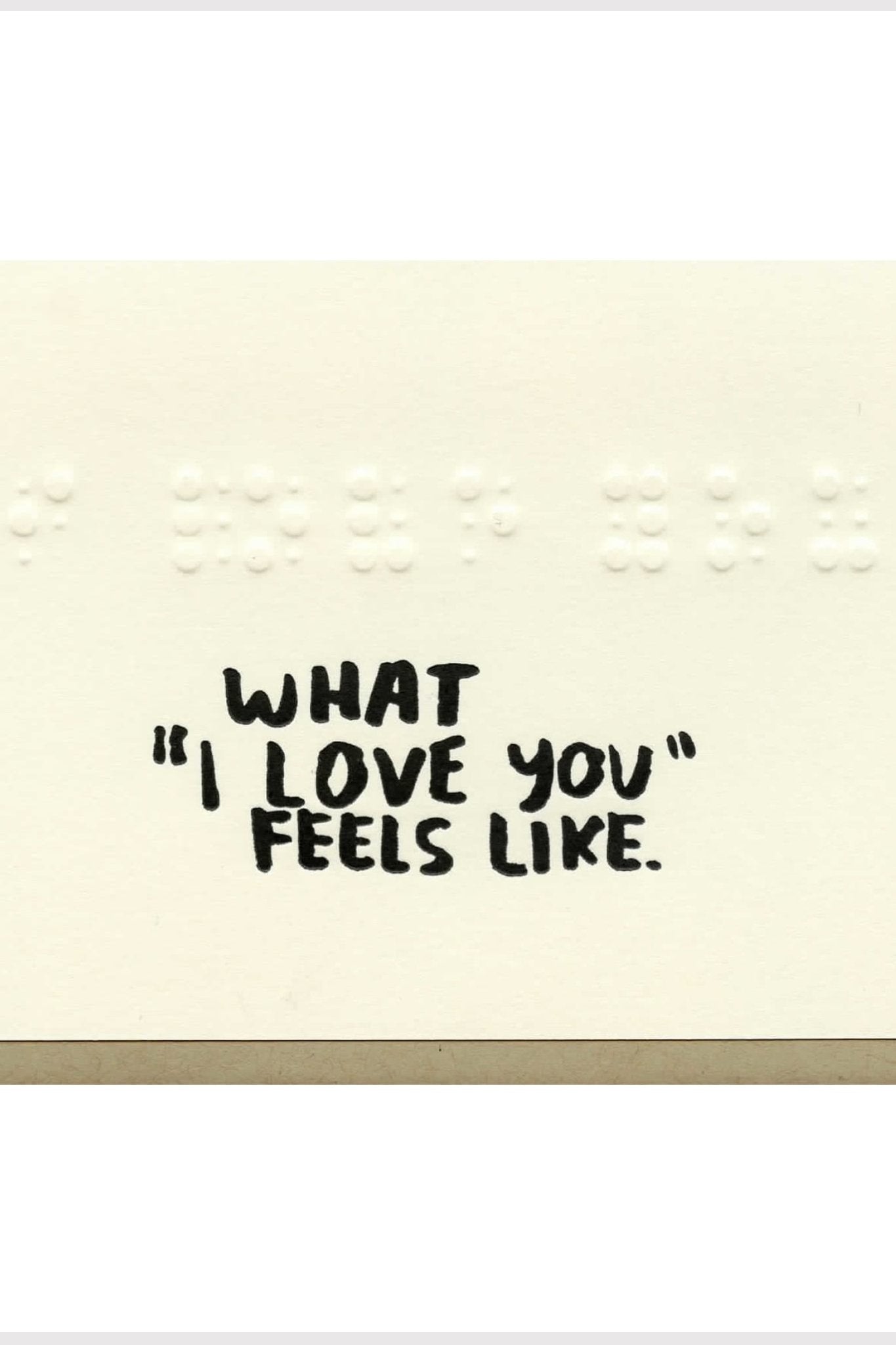 What I Love You Feels Like Greeting Card - Greeting & Note Cards
