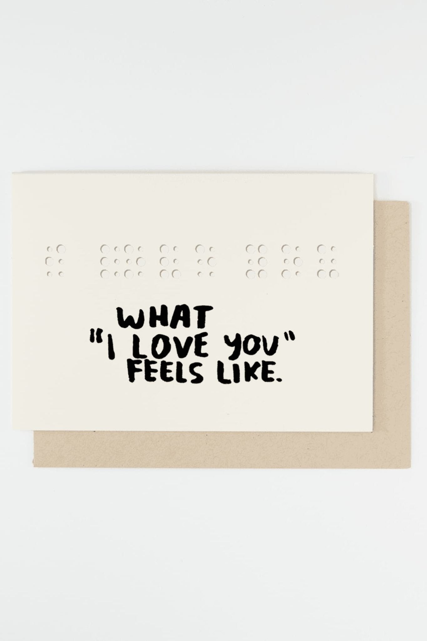 What I Love You Feels Like Greeting Card - Greeting & Note Cards