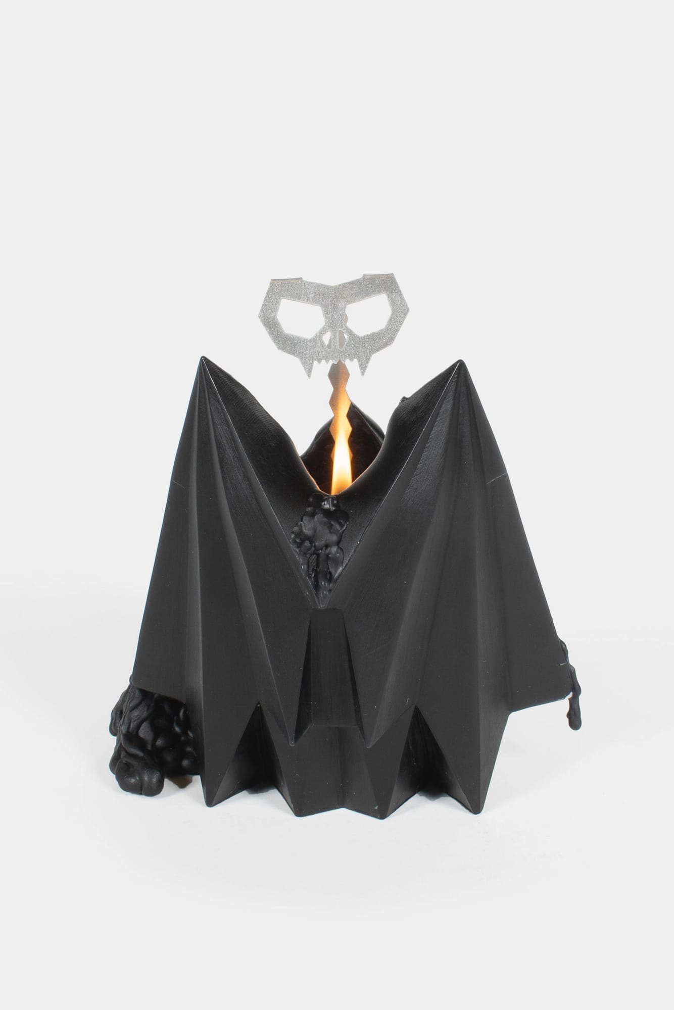 Bat Skeleton Candle (Black) - Candle