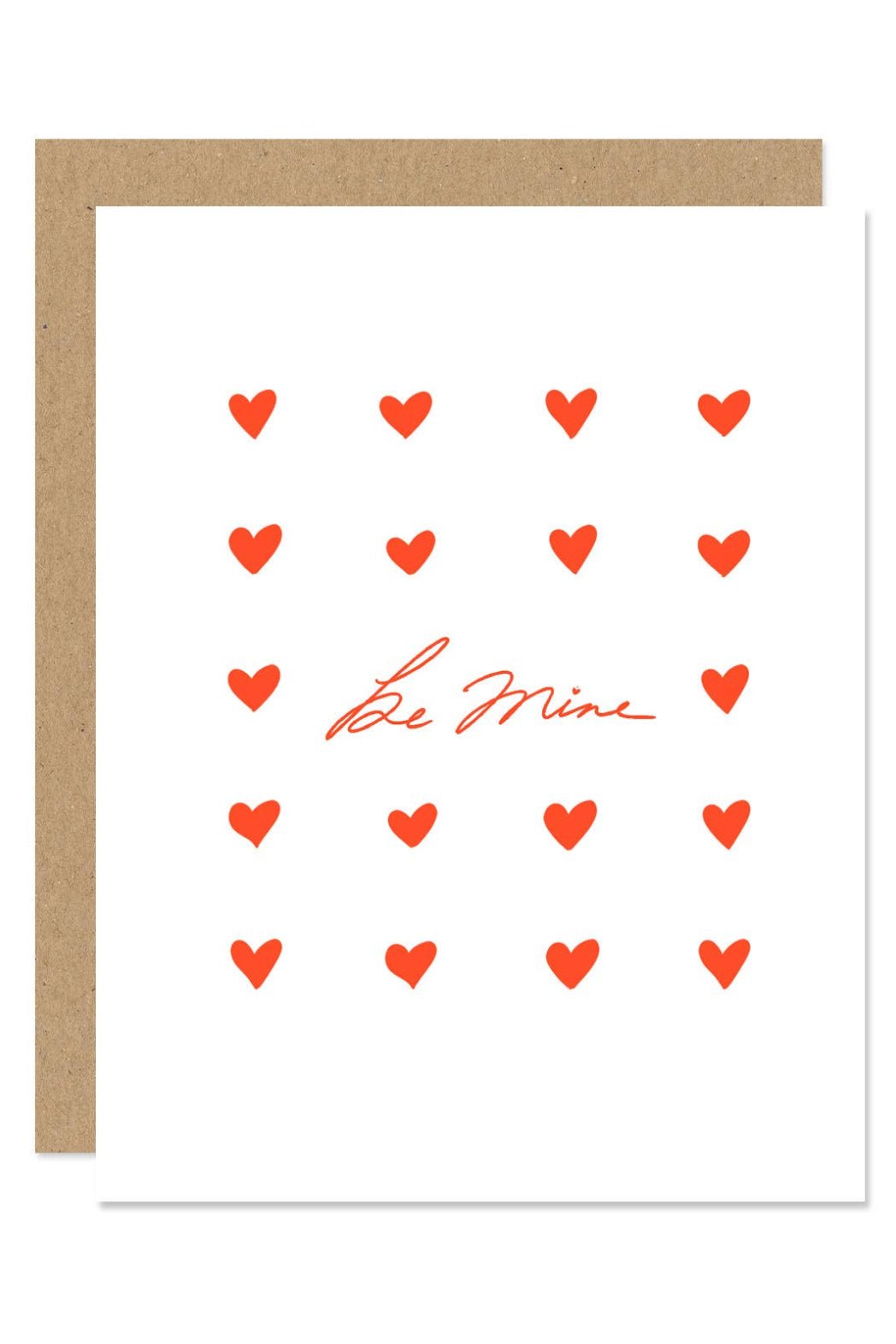Be Mine Valentine's Card - Greeting & Note Cards