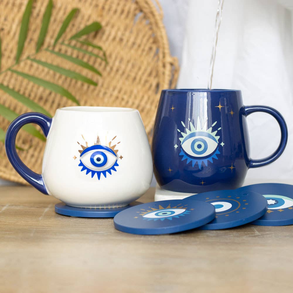 Evil Eye Rounded Mug - Mug