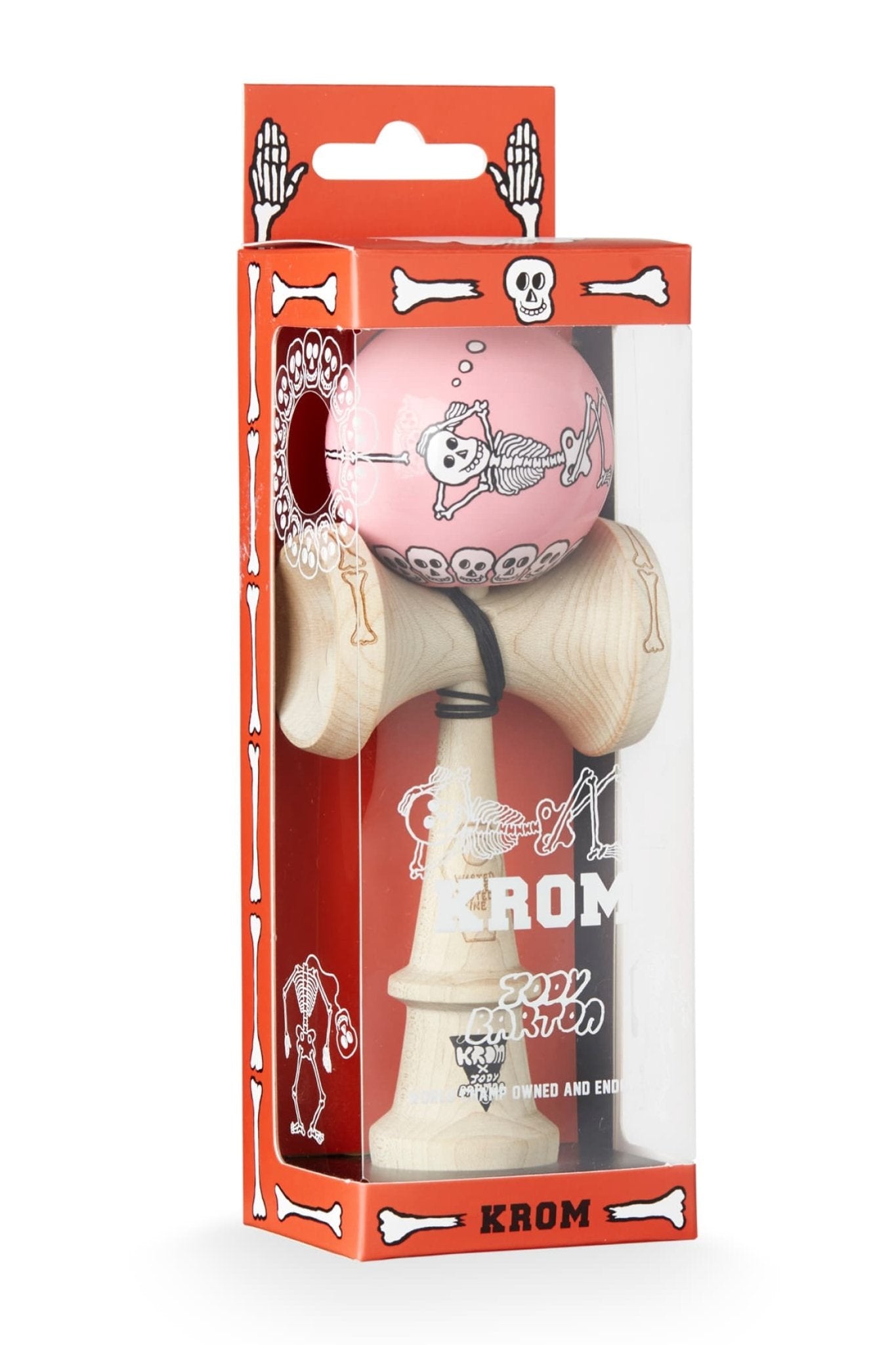 Krom × Jody Barton Skeletons Krom Kendama - Toys