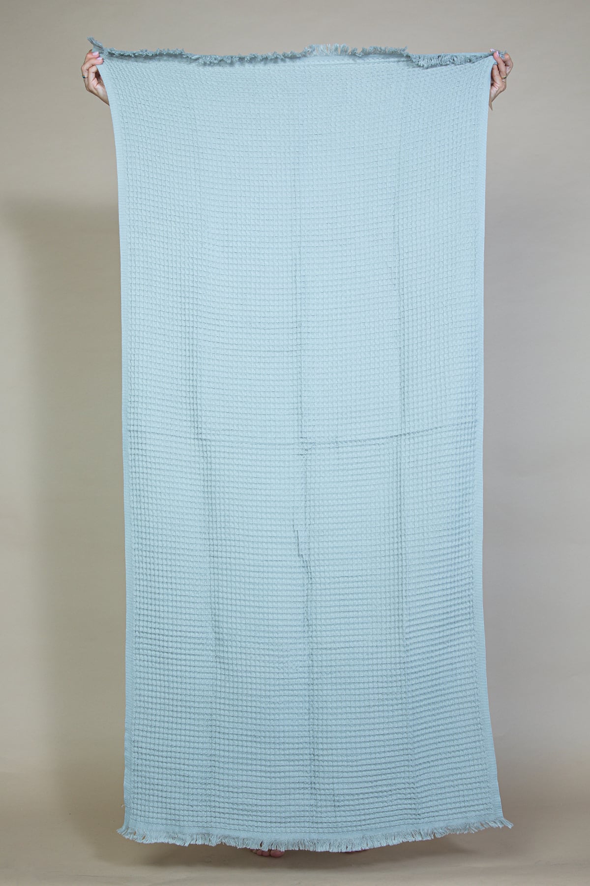 MØDA Waffle Turkish Towel (Olive Gray) - Turkish Towel