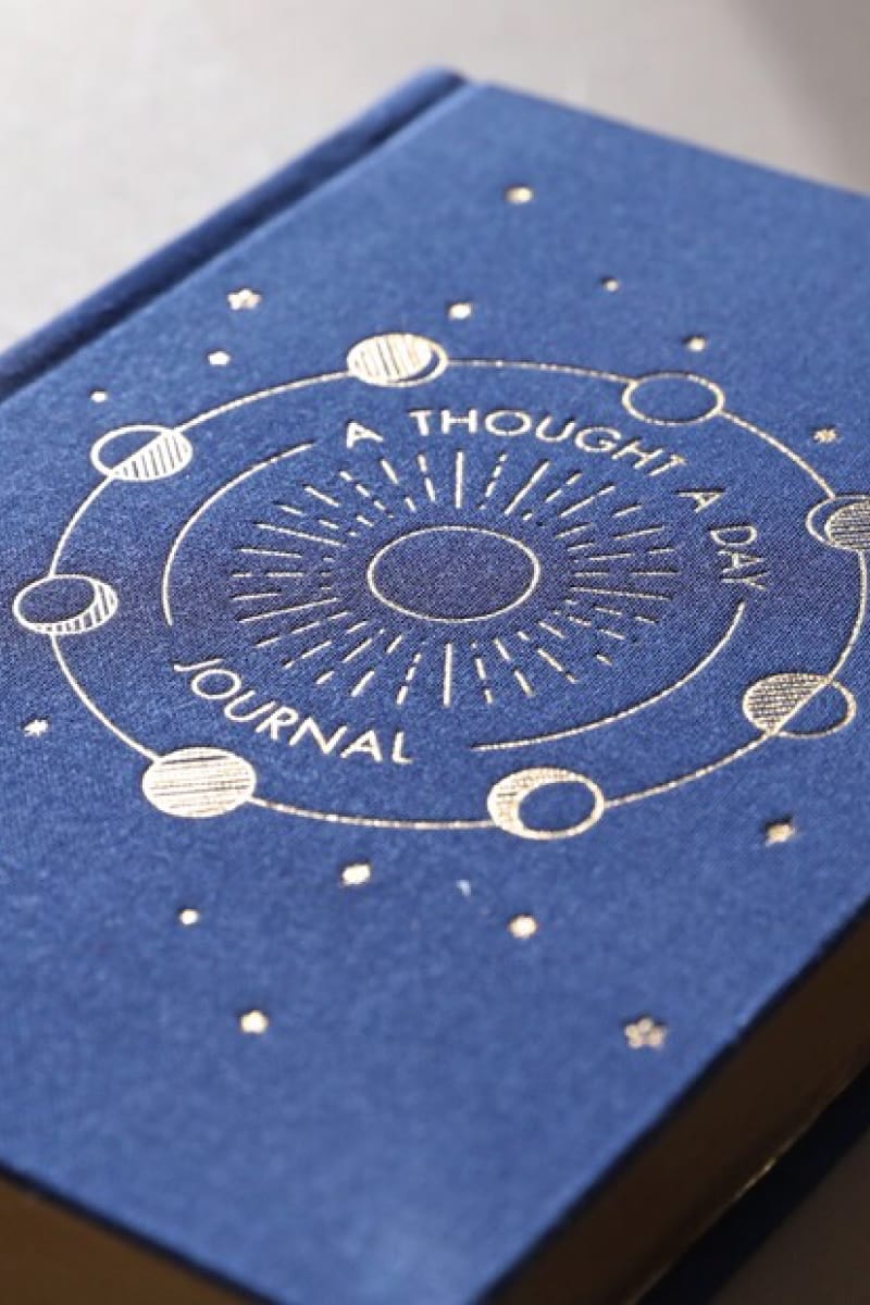 Navy Five Year Thought a Day Journal - Notebook