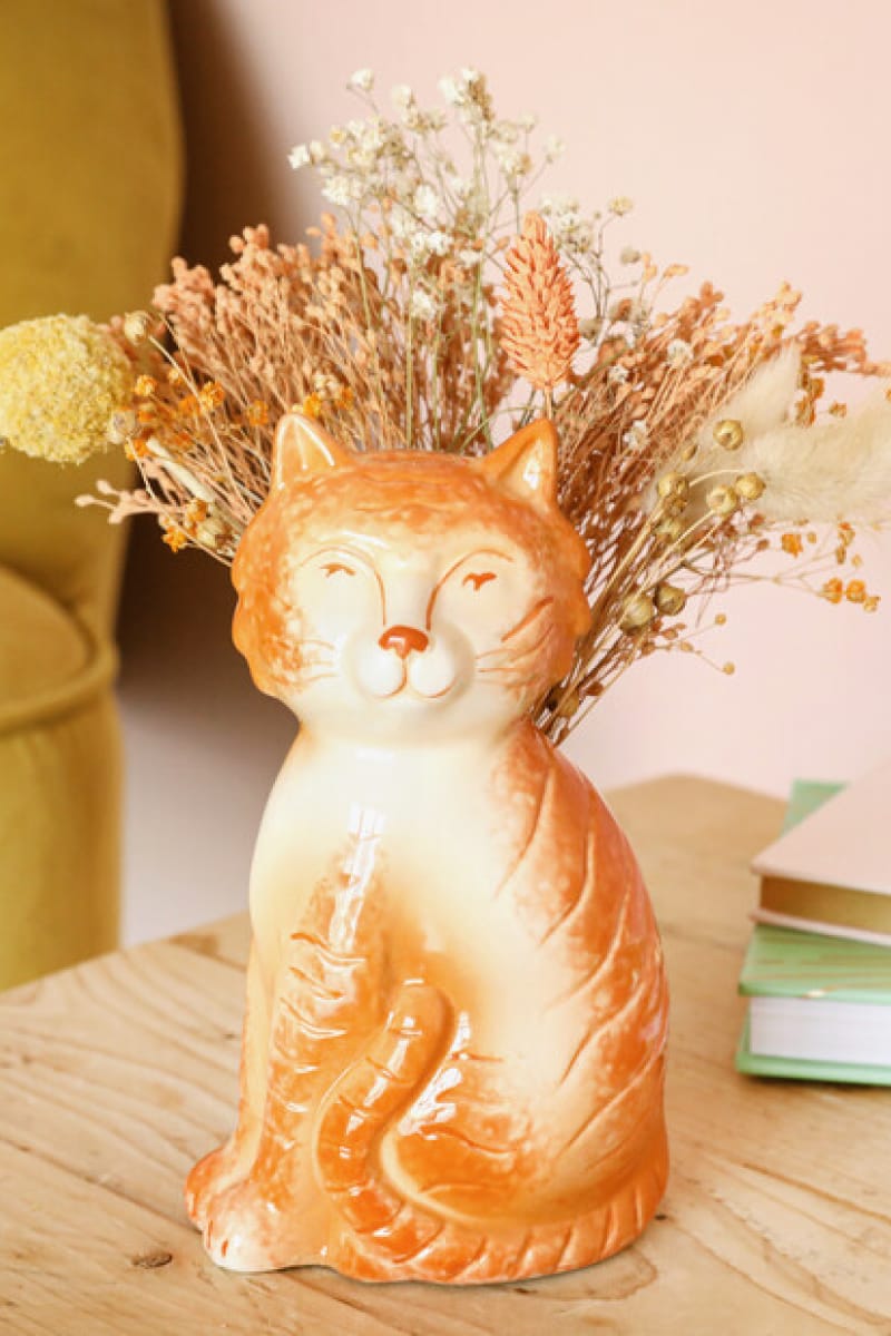 Tigger the Orange Cat Vase - Vase